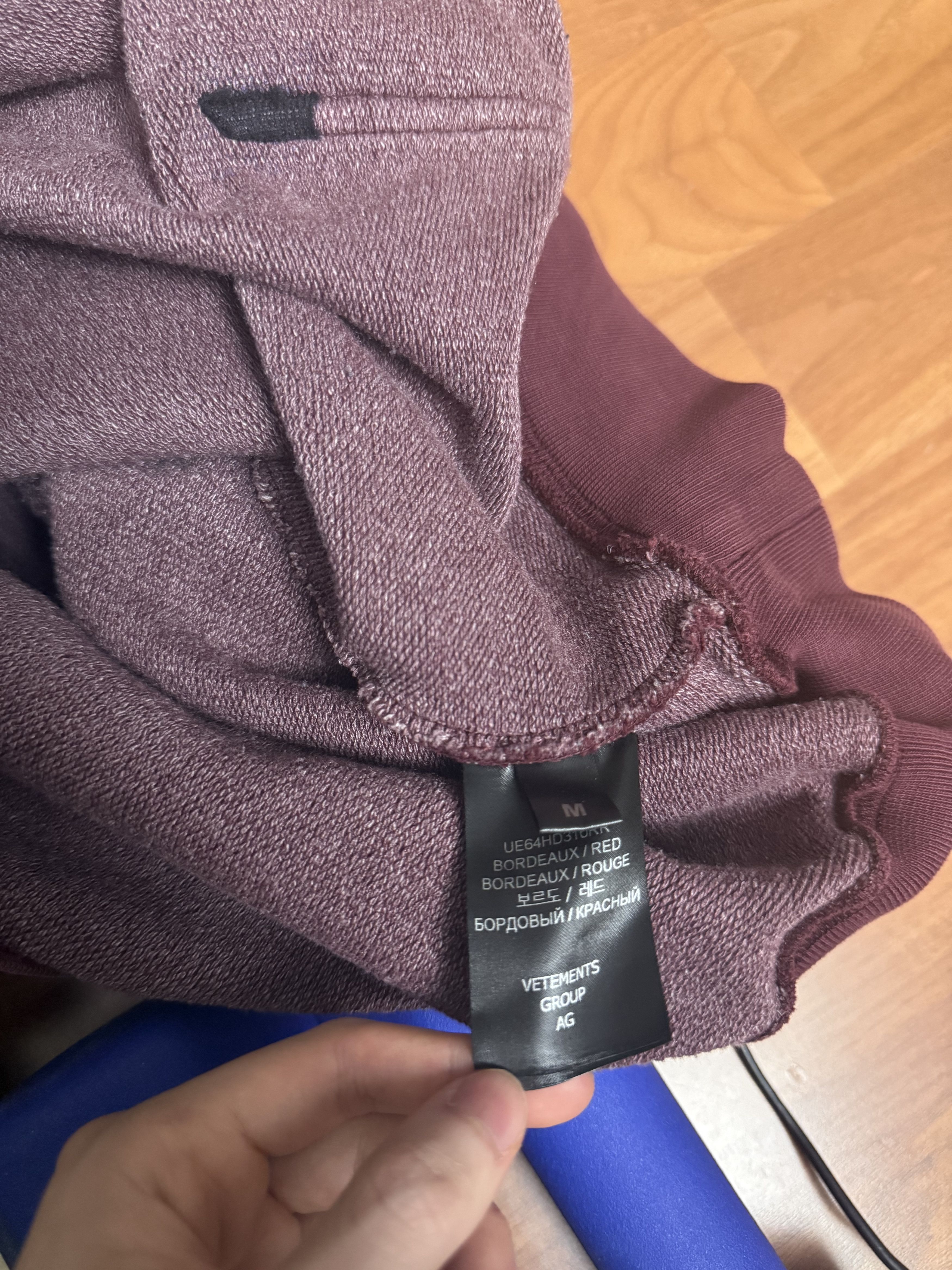 Vetements Vetements Red Royal Hoodie Size US M / EU 48-50 / 2 - 11 Thumbnail