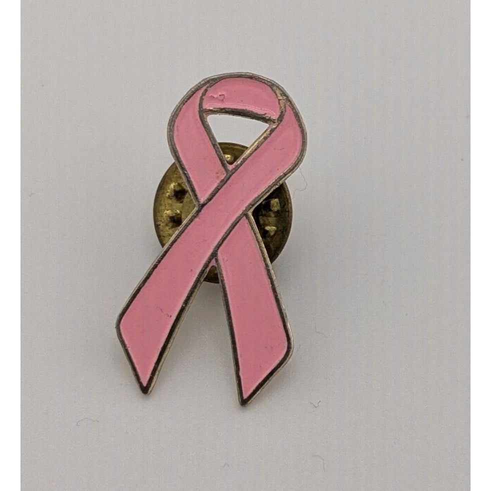 Other Breast Cancer Awareness Pink Enamel Ribbon Lapel Pin Size ONE SIZE - 3 Thumbnail