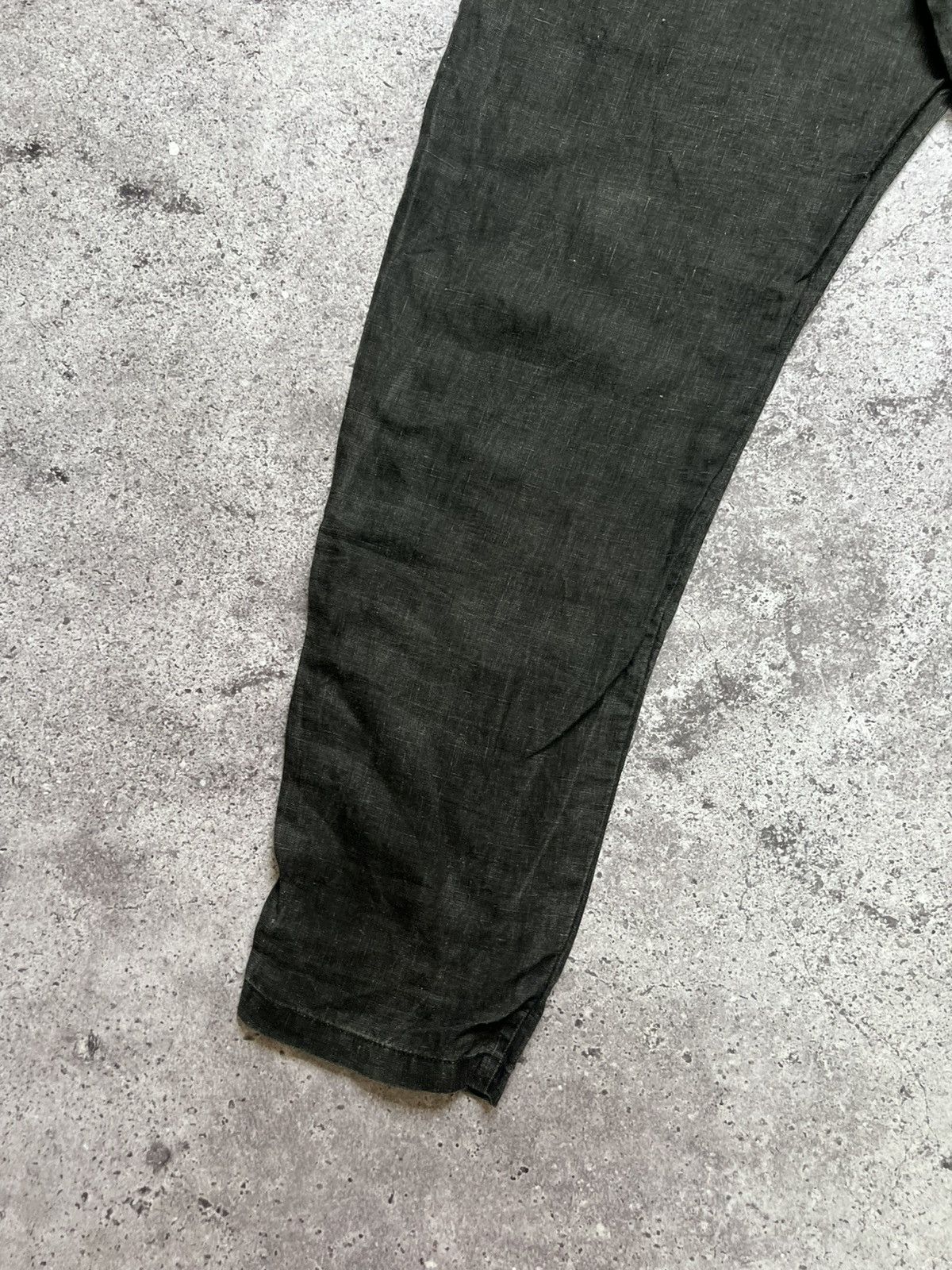 Japanese Brand × OSKA Oska Baggy Linen Pants Trousers Gray Size 26" / US 2 / IT 38 - 18 Thumbnail