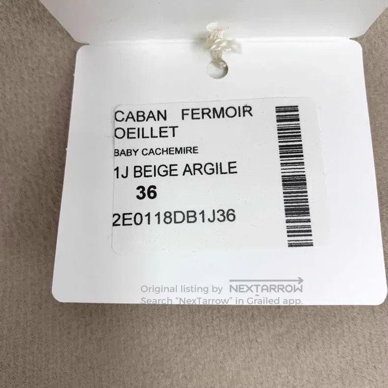Hermes Hermes 22 Model Beige Cashmere Belt Buckle Coat Size XS / US 0-2 / IT 36-38 - 7 Thumbnail