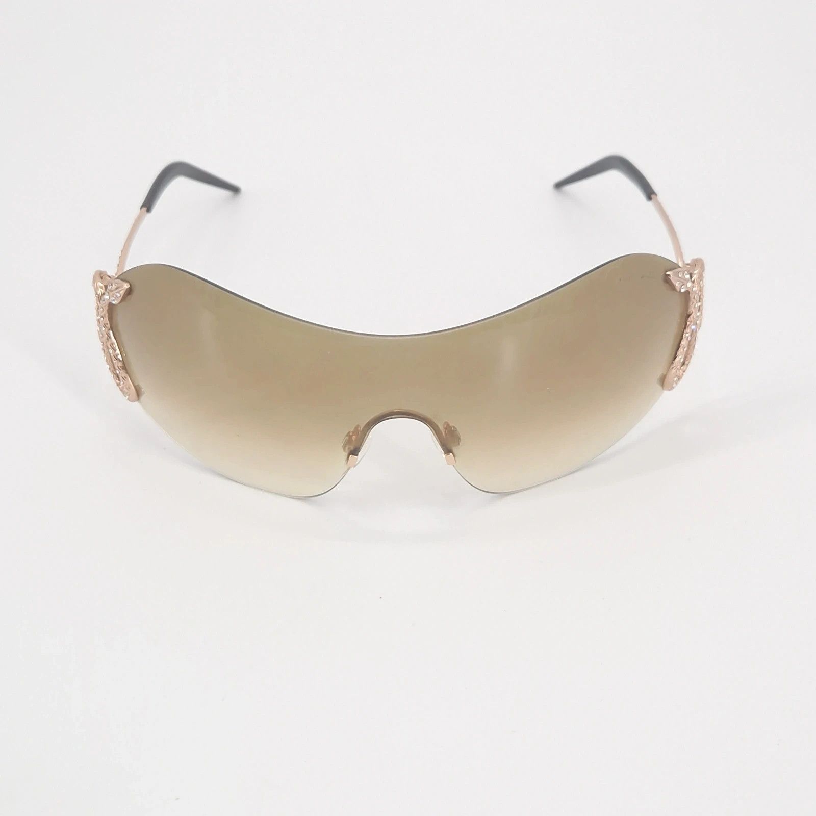 Roberto Cavalli Roberto Cavalli Rhinestone Snake Frames Sunglasses Size ONE SIZE - 2 Thumbnail