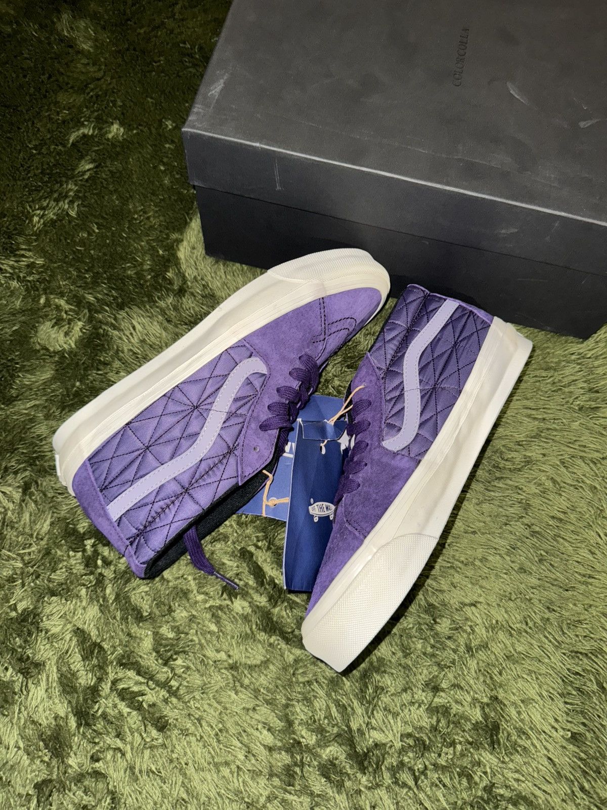 Vans [US 9] Vans Vault Skate Mid Sample Quilted Suede Purple Size US 9 / EU 42 - 4 Thumbnail