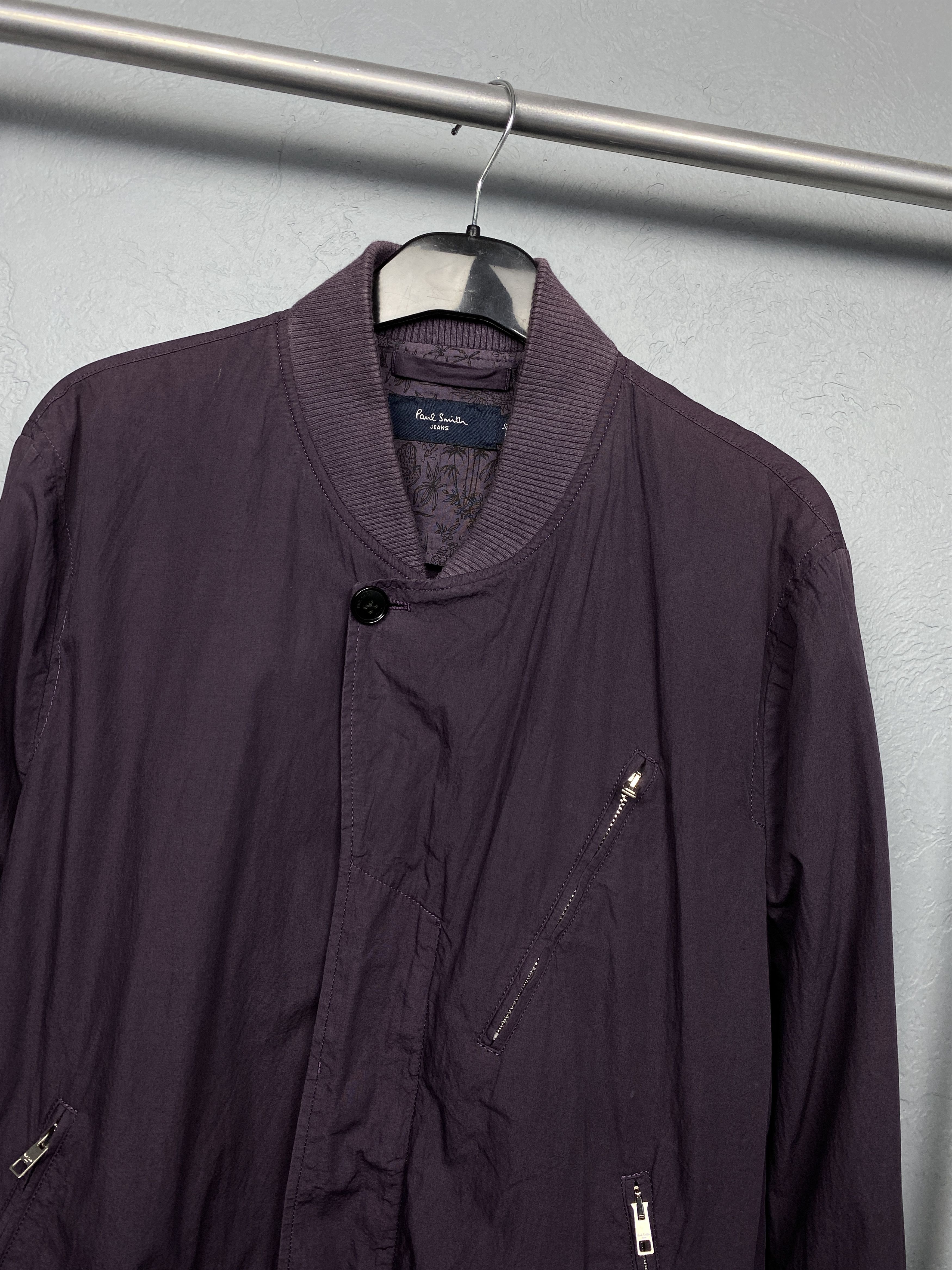 Paul Smith × Vintage Paul Smith Jeans Vintage Mens Bomber Jacket Size US XL / EU 56 / 4 - 2 Thumbnail