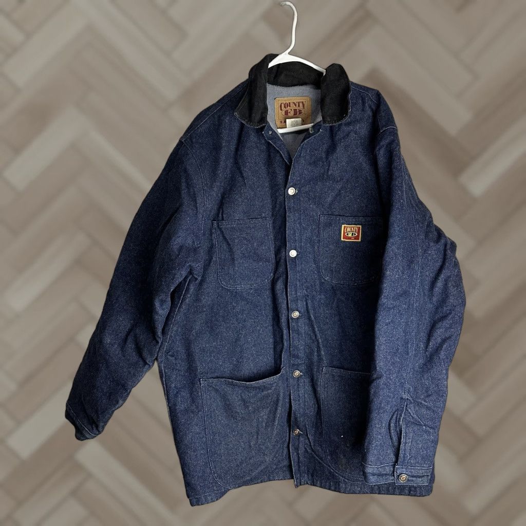 VINTAGE FB County OG Chore Work Lined Jacket 2XL Multicolor Mens