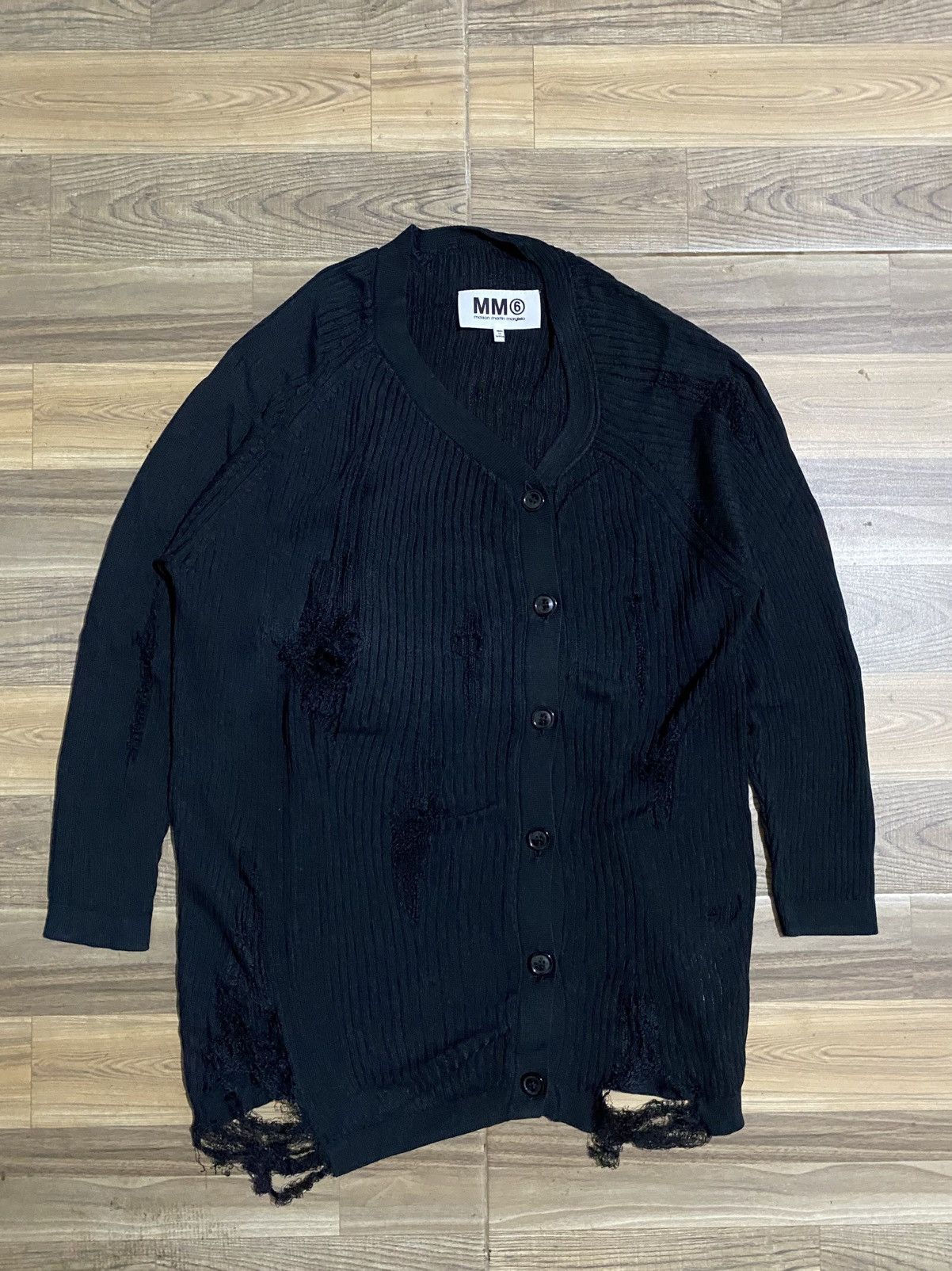 Maison Margiela MAISON MARTIN MARGIELA CARDIGAN DISTRESSED CUSTOM Size ONE SIZE - 1 Thumbnail