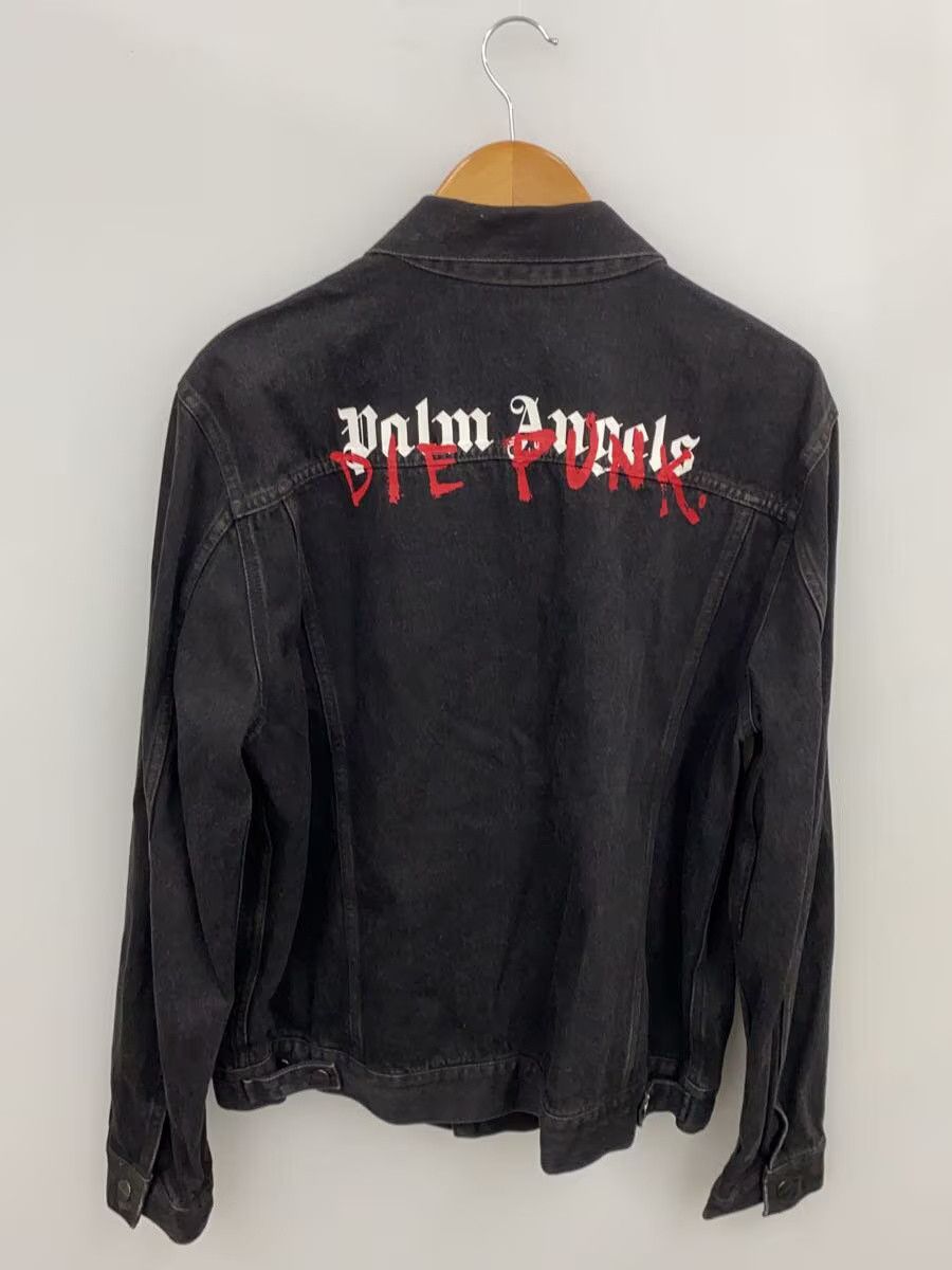 Palm Angels Palm Angels Cotton Denim Jacket Black Size US M / EU 48-50 / 2 - 2 Thumbnail