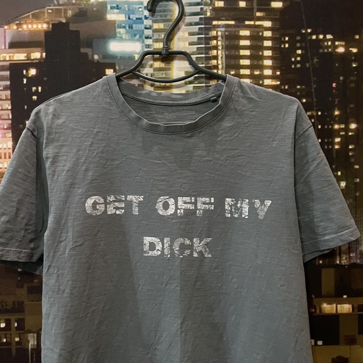 Band Tees HUMOR TEE Y2K GET OFF MY D1CK FUNNY PORN XXX Size US M / EU 48-50 / 2 - 3 Thumbnail