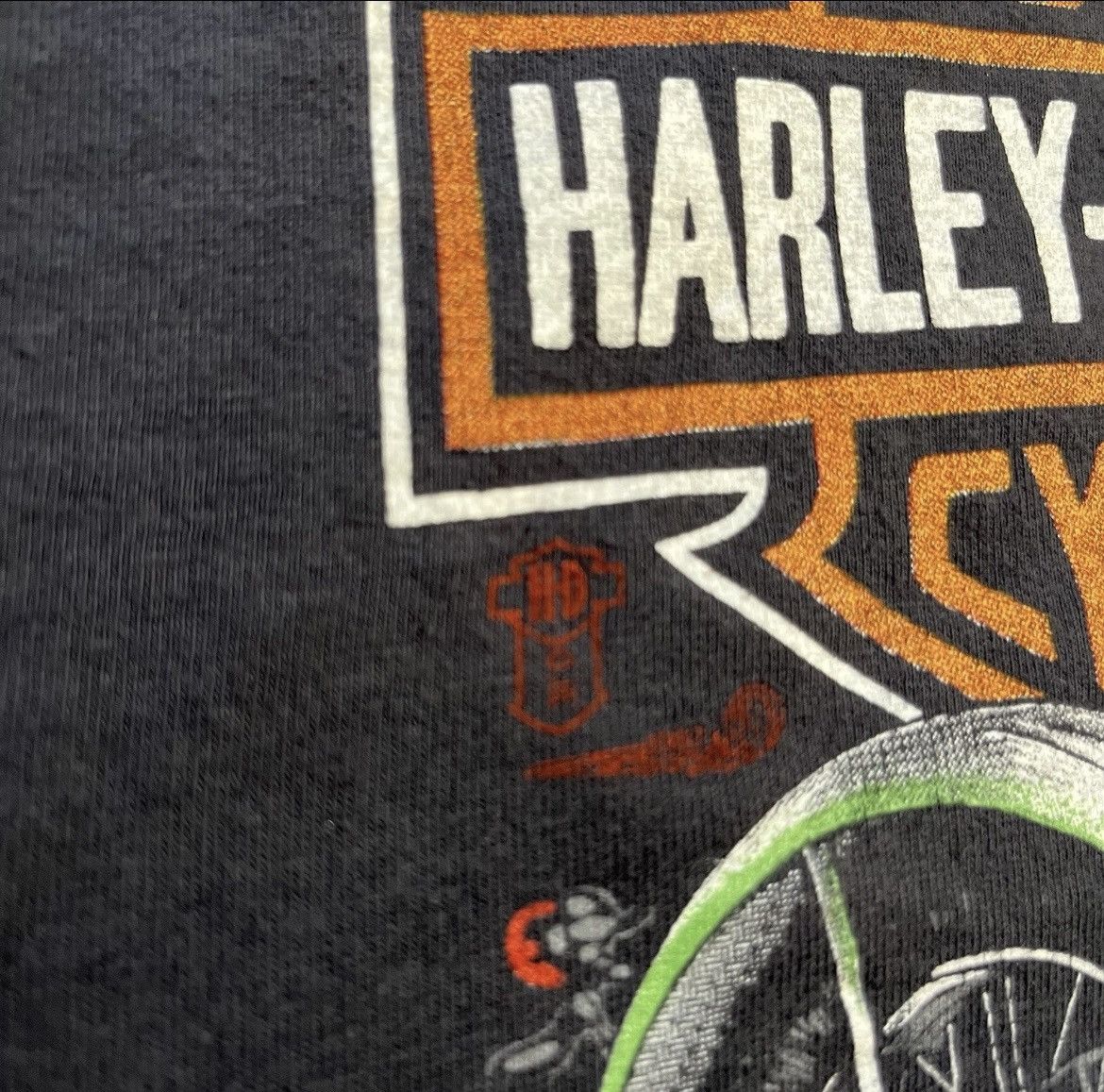 Harley Davidson × Vintage Harley Davidson 80s Tee Used But Not Used Up Medium Size US M / EU 48-50 / 2 - 9 Thumbnail