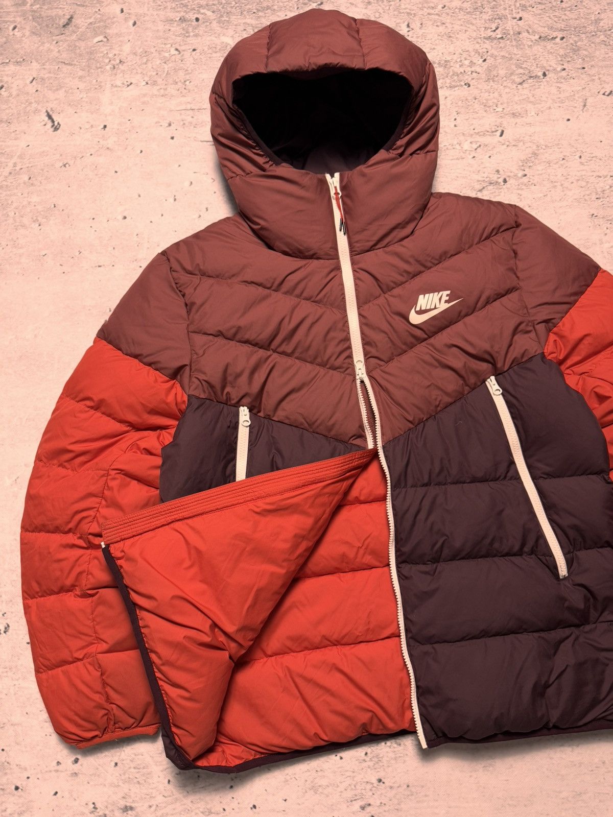Nike × Nike ACG NIKE PUFFER DOWN BASIC LOGO OVERSIZE NYLON JACKET Size US XL / EU 56 / 4 - 4 Thumbnail