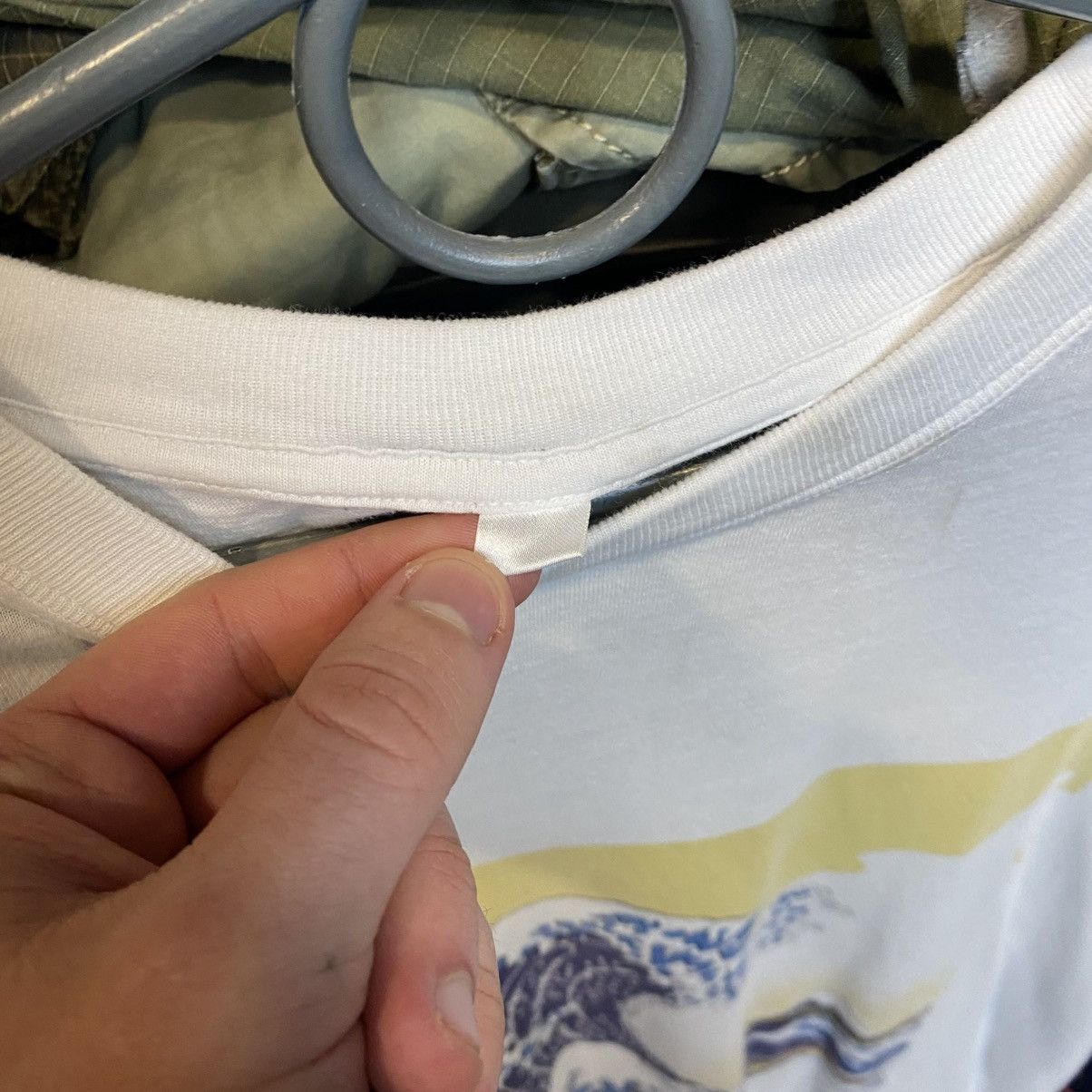 Other Vintage Hokusai Big graphic Logo designer 90’s tee size L Size US L / EU 52-54 / 3 - 6 Thumbnail