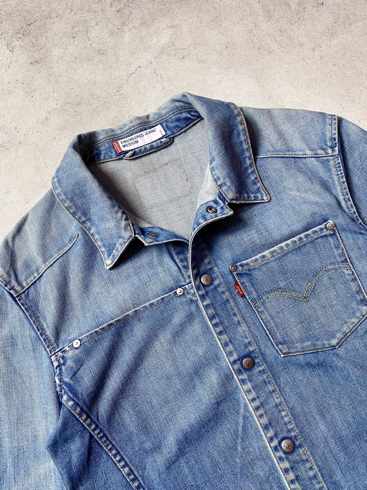 Levi's Vintage Denim Levis Engineered Jeans Jacket Size US M / EU 48-50 / 2 - 4 Thumbnail