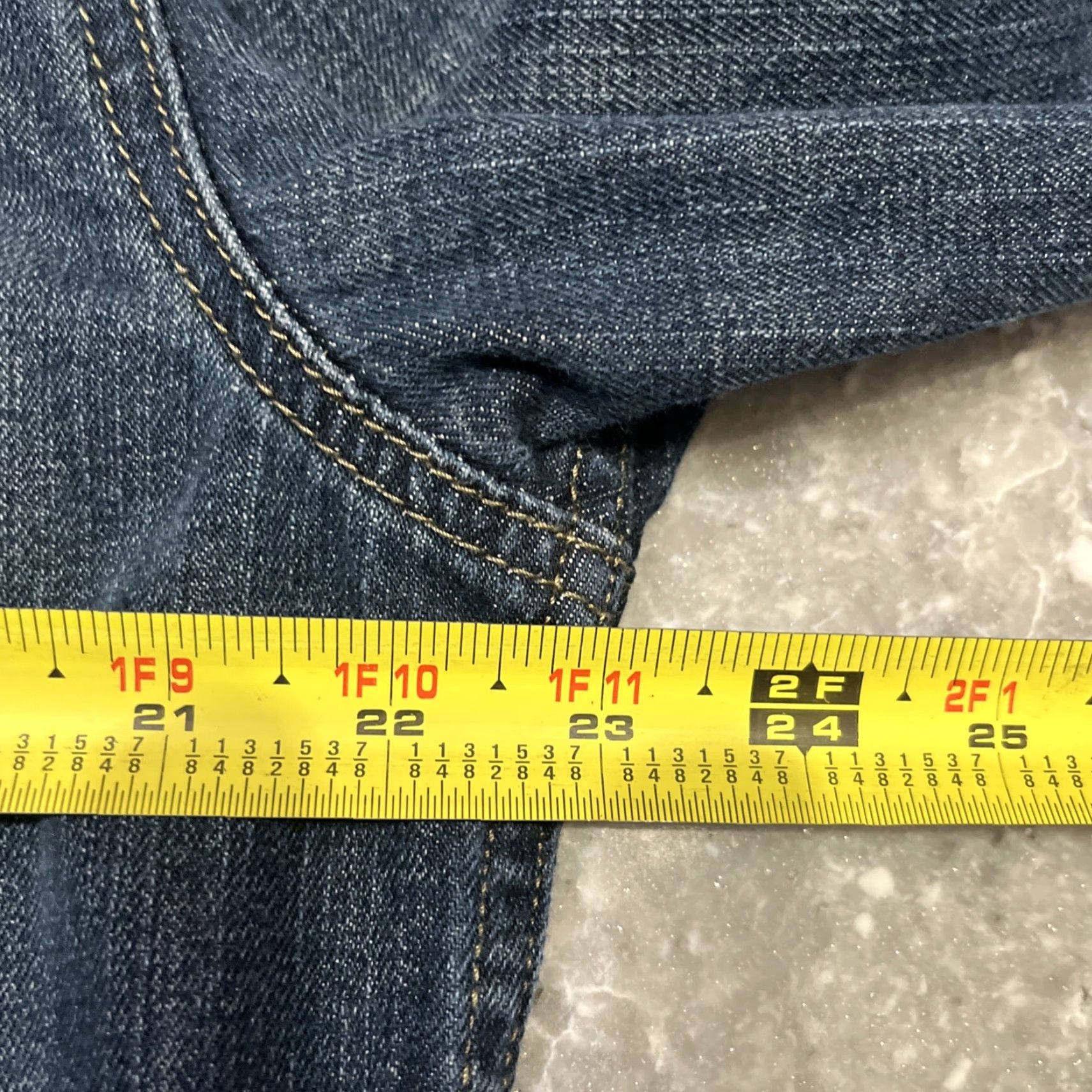 Levi's Levi's Denim Trucker Jacket Men XL Distressed Biker Western Classic Shirt Jacket Mens Denim Trucker Distressed Biker Levi's Size US XL / EU 56 / 4 - 5 Thumbnail