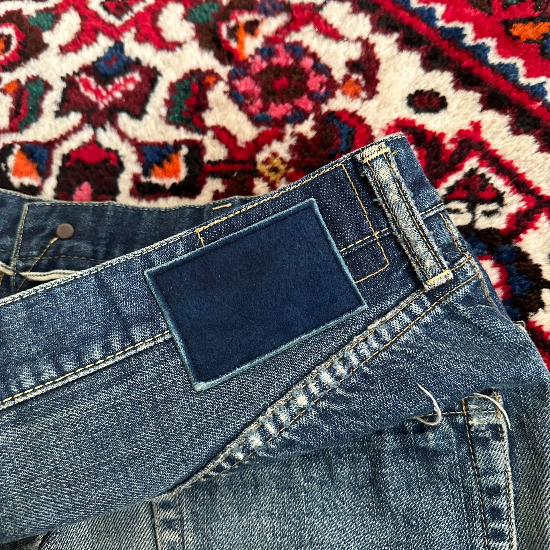 Visvim visvim 03d17 wide jeans mud dyed w34l30 18 Size US 34 / EU 50 - 7 Thumbnail