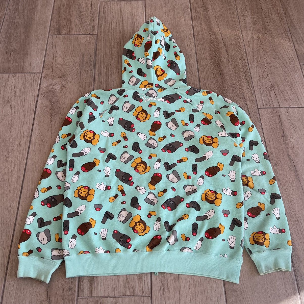 Bape x Kaws 2005 Dissected Baby Milo Full Zip Hoodie