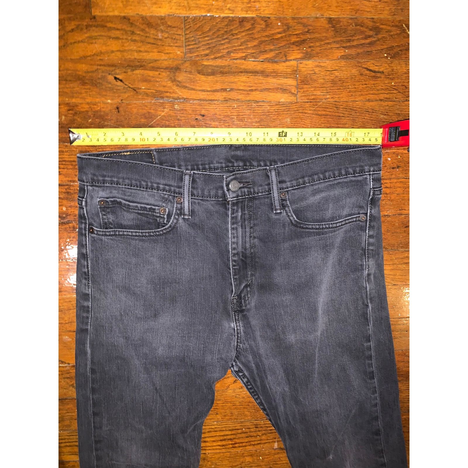 Levi's Levis 510 Black Jeans 34x32 Skinny Fit Nice Fade Size US 34 / EU 50 - 4 Thumbnail