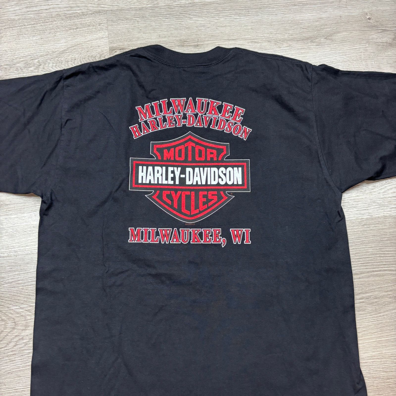Harley Davidson × Vintage VTG Harley Davidson 100 Years Milwaukee WI Shirt Men's Large Size US L / EU 52-54 / 3 - 4 Thumbnail