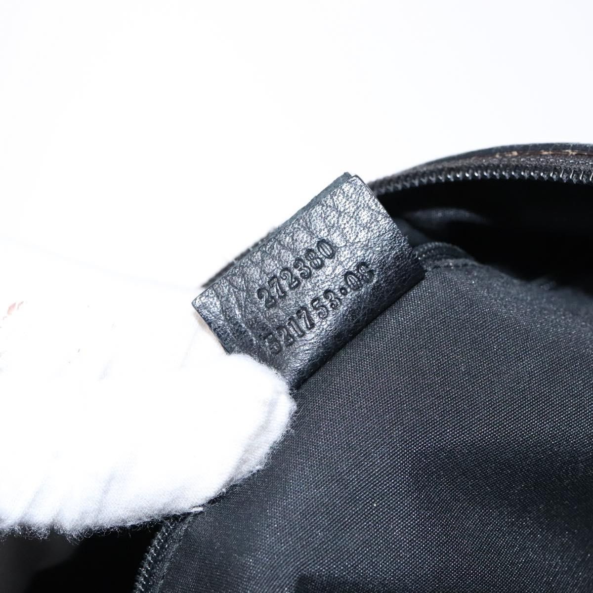 Gucci GUCCI GG Canvas Shoulder Bag Black Silver Size ONE SIZE - 13 Thumbnail