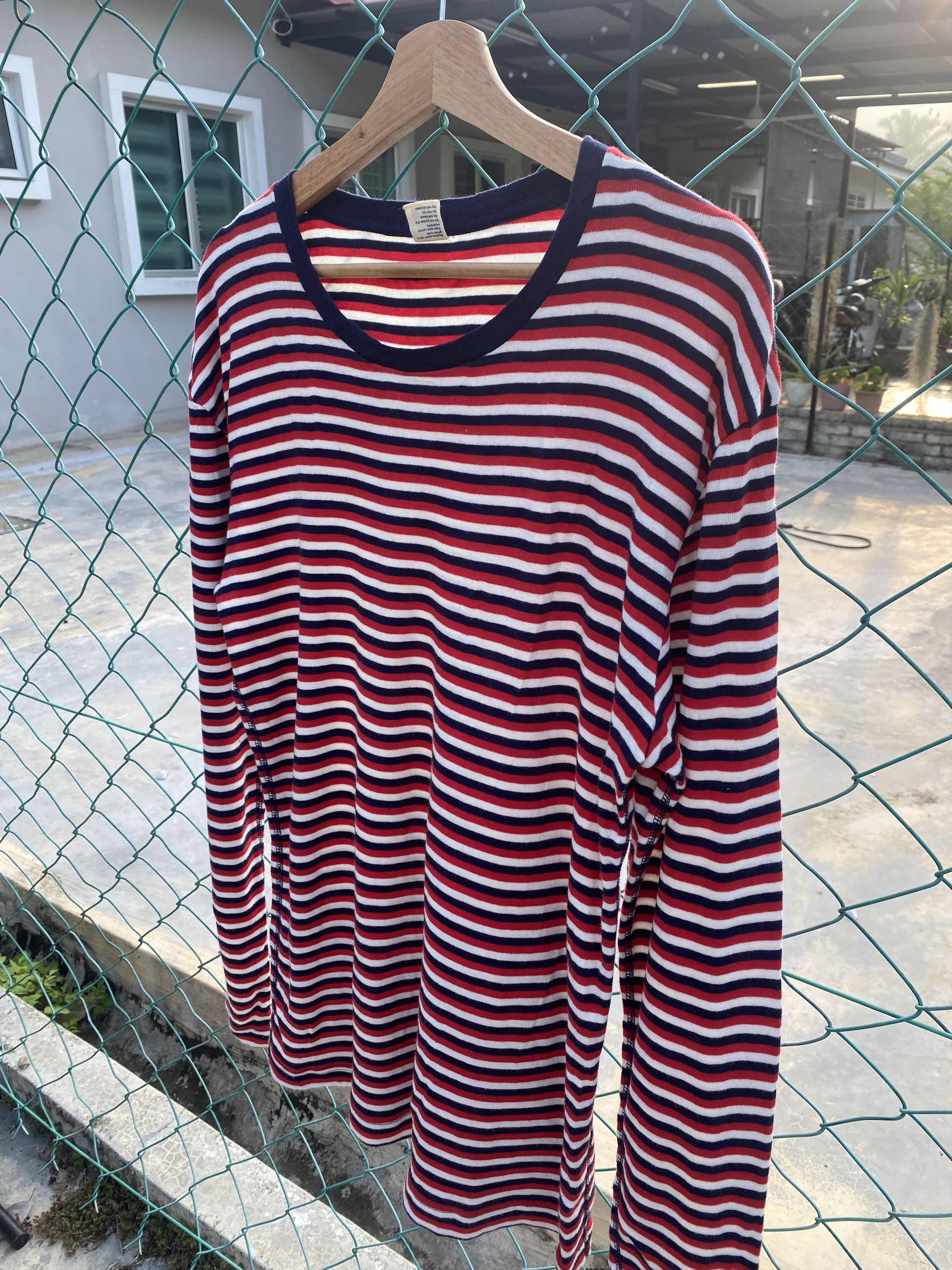 Japanese Brand PSD Healthknit Product breton striped shirts Size XL / US 12-14 / IT 48-50 - 4 Thumbnail