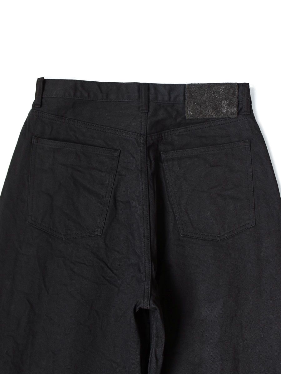 Kapital KAPITAL 14oz Black x Black Denim Club Baggy 5-Pocket Pants Size US 36 / EU 52 - 7 Thumbnail