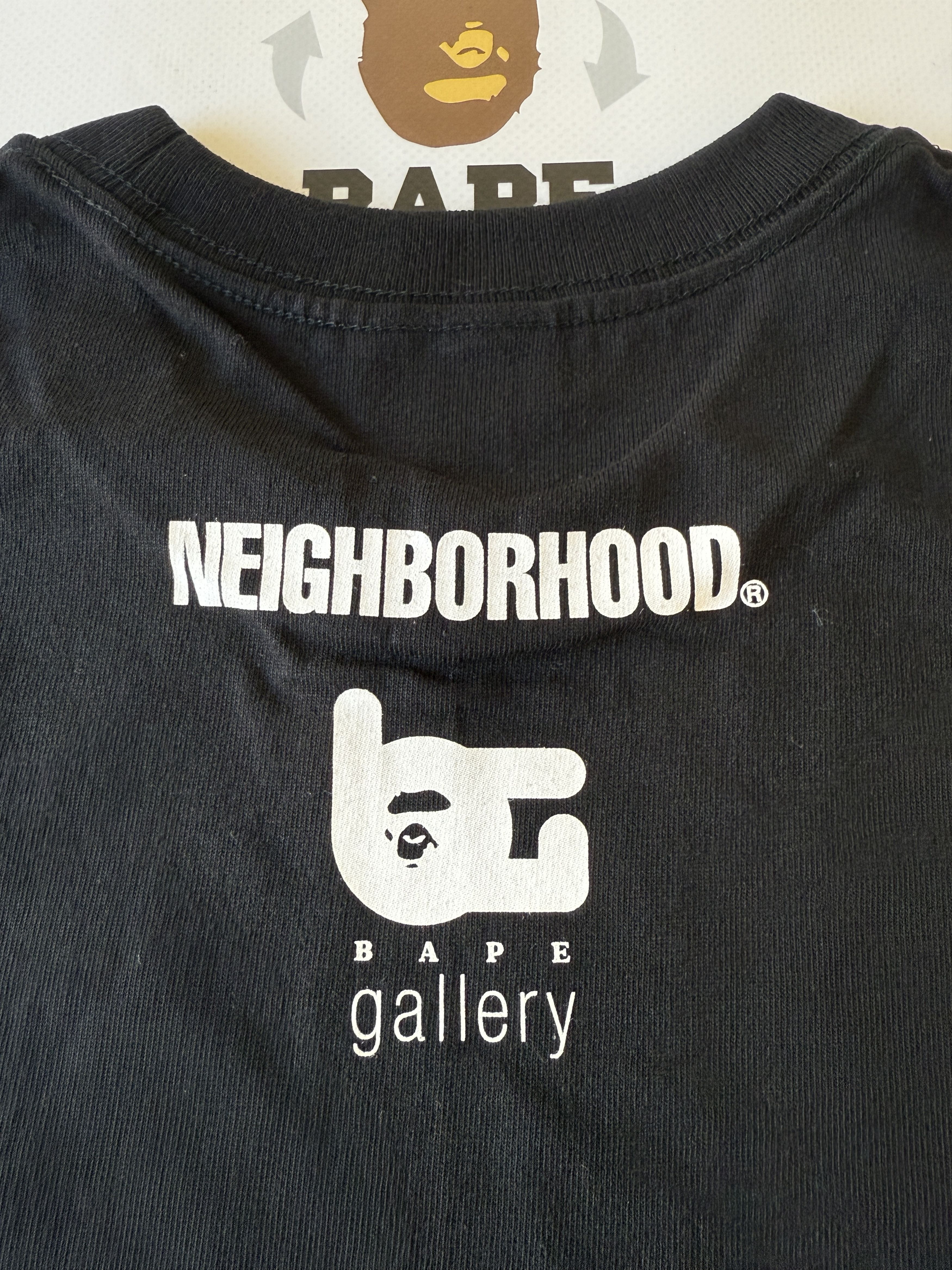 Bape × Neighborhood BAPE GALLERY X NEIGHBORHOOD TEE Size US M / EU 48-50 / 2 - 4 Thumbnail