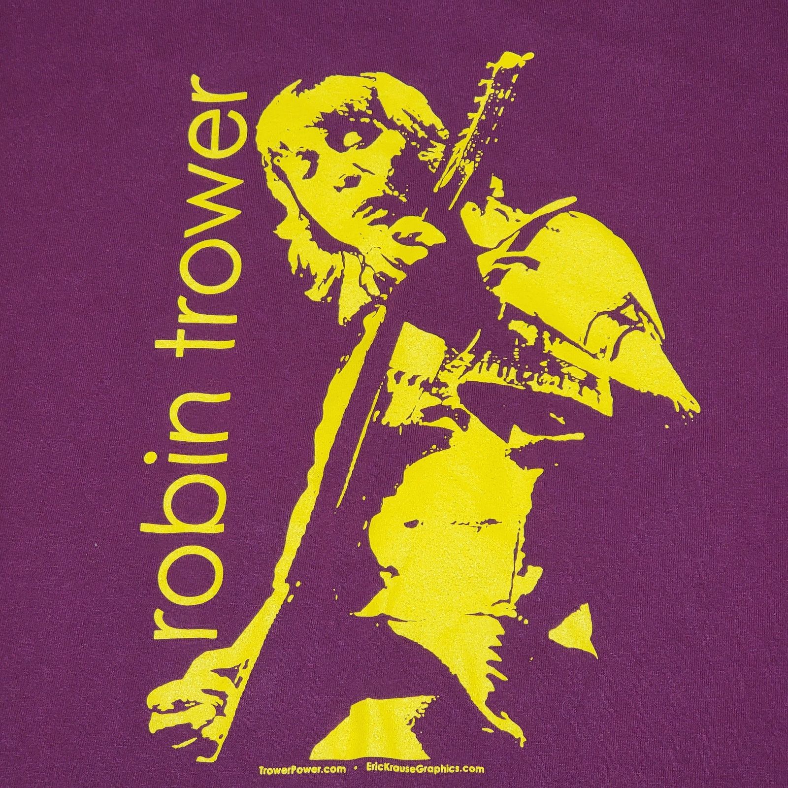 Other Robin Trower Maroon Unisex Tee - Size XL Size US XL / EU 56 / 4 - 1 Thumbnail