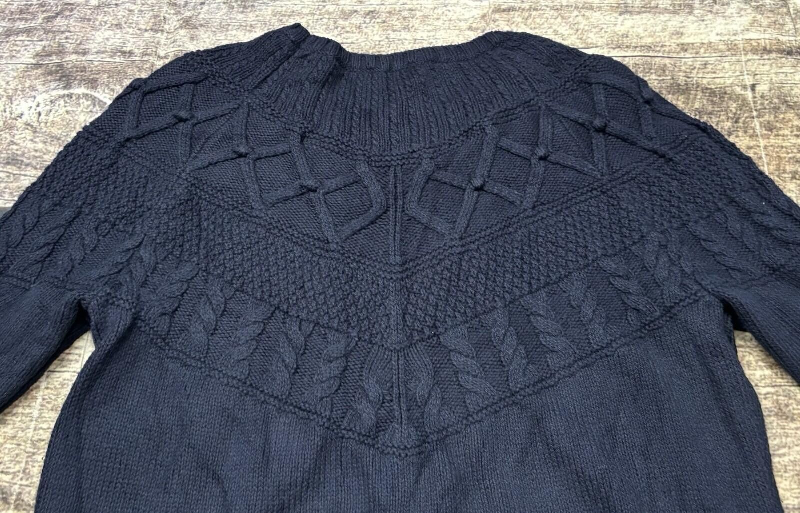 Other Talbots Sweater Womens M Cotton Silk Bobble Stitch Cable Size M / US 6-8 / IT 42-44 - 6 Thumbnail