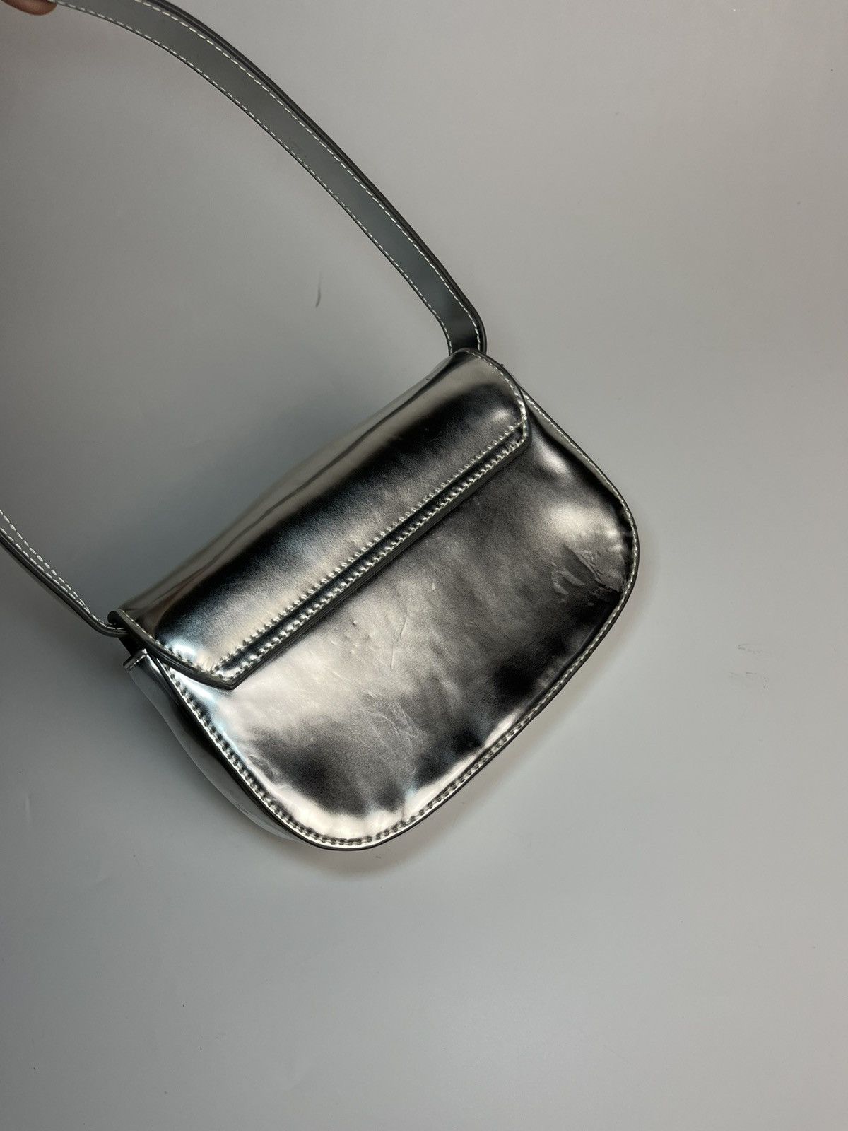 Diesel Y2K Diesel Metallic Silver Shoulder Bag Size ONE SIZE - 8 Thumbnail
