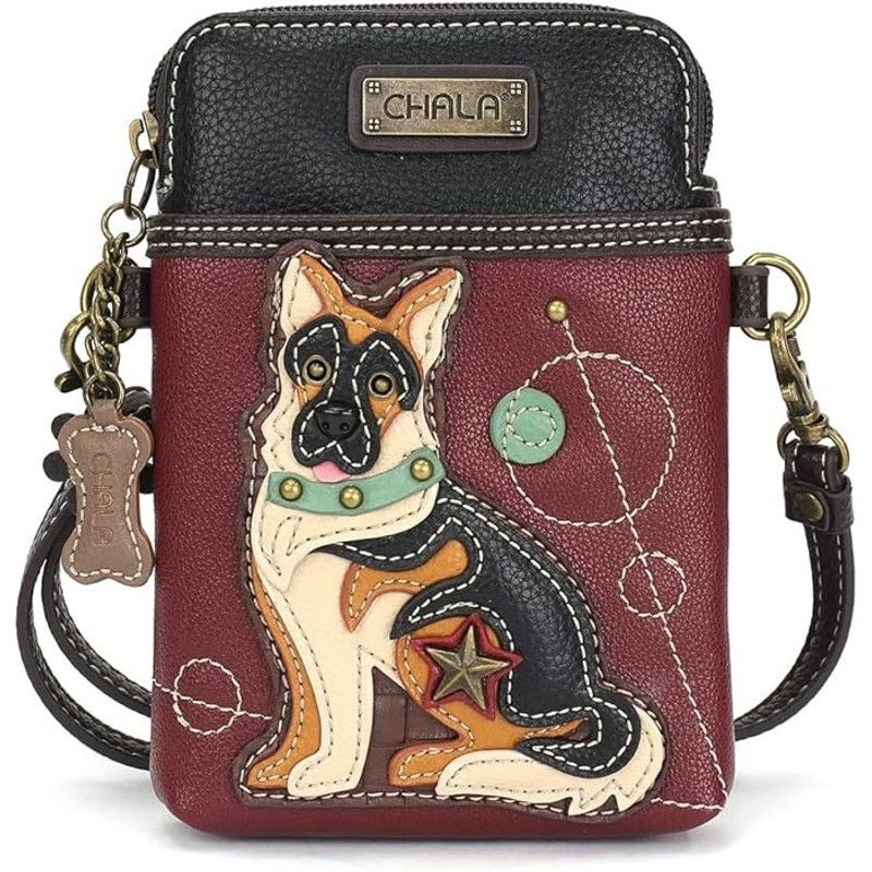 Designer Chala Vegan Leather Doggie Mini Crossbody Cell Phone Bag Size ONE SIZE - 1 Thumbnail