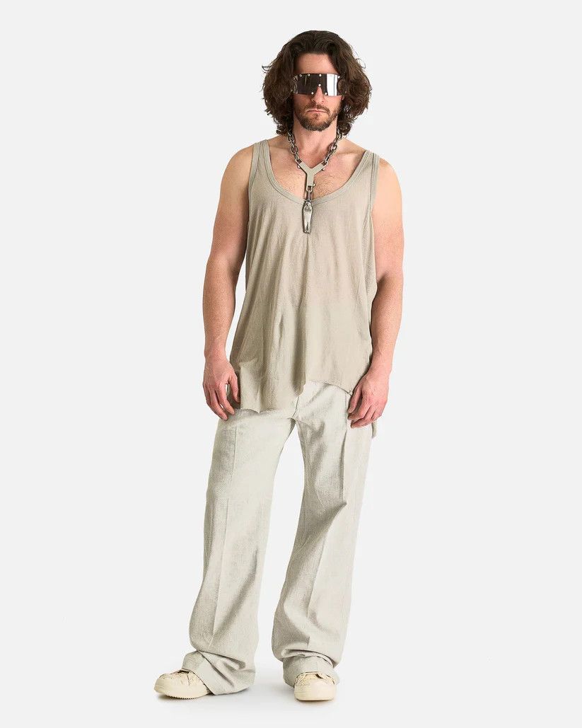 Rick Owens o1s1v1r1oon0825 Fog Tank in Light Beige/Pearl Size US S / EU 44-46 / 1 - 2 Thumbnail