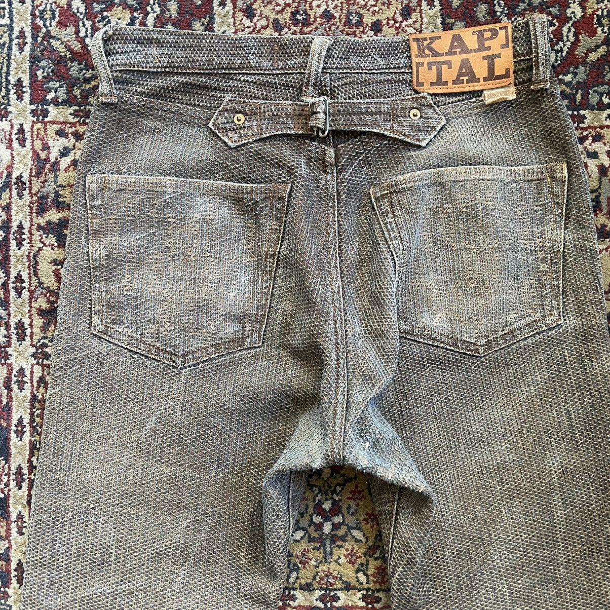 Kapital Kapital Century Denim Jeans Sashiko Persimmon size 30 Size US 30 / EU 46 - 8 Thumbnail