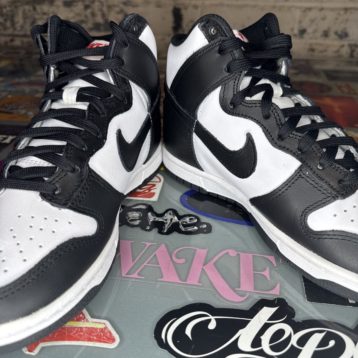Nike Nike Dunk High Panda Black White W 6 / M 4.5 DS Size US 6 / IT 36 - 7 Thumbnail