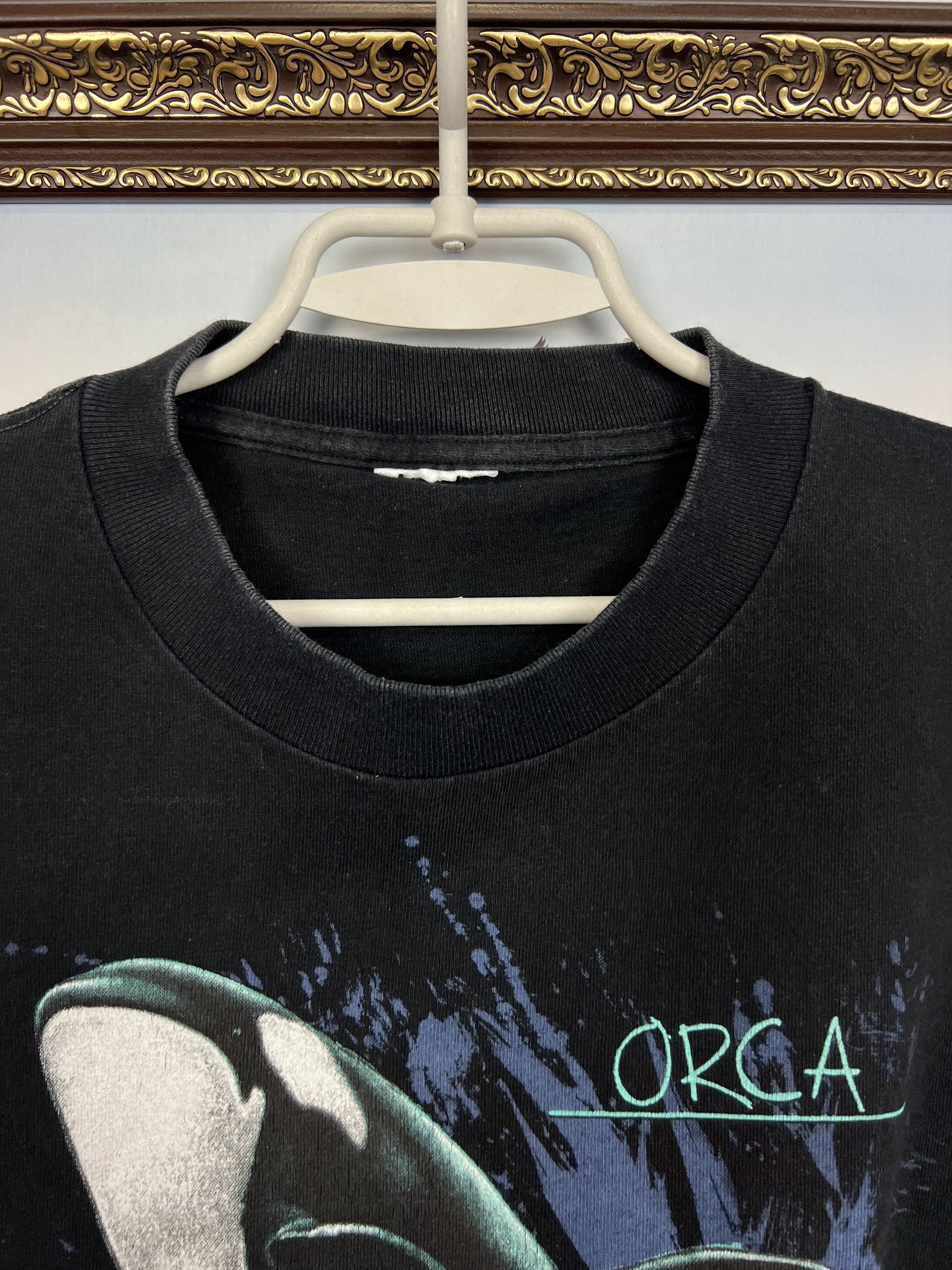 Vintage Vintage SeaWorld Shamu Orca Whale Navy Tee Over Print Size US M / EU 48-50 / 2 - 9 Thumbnail
