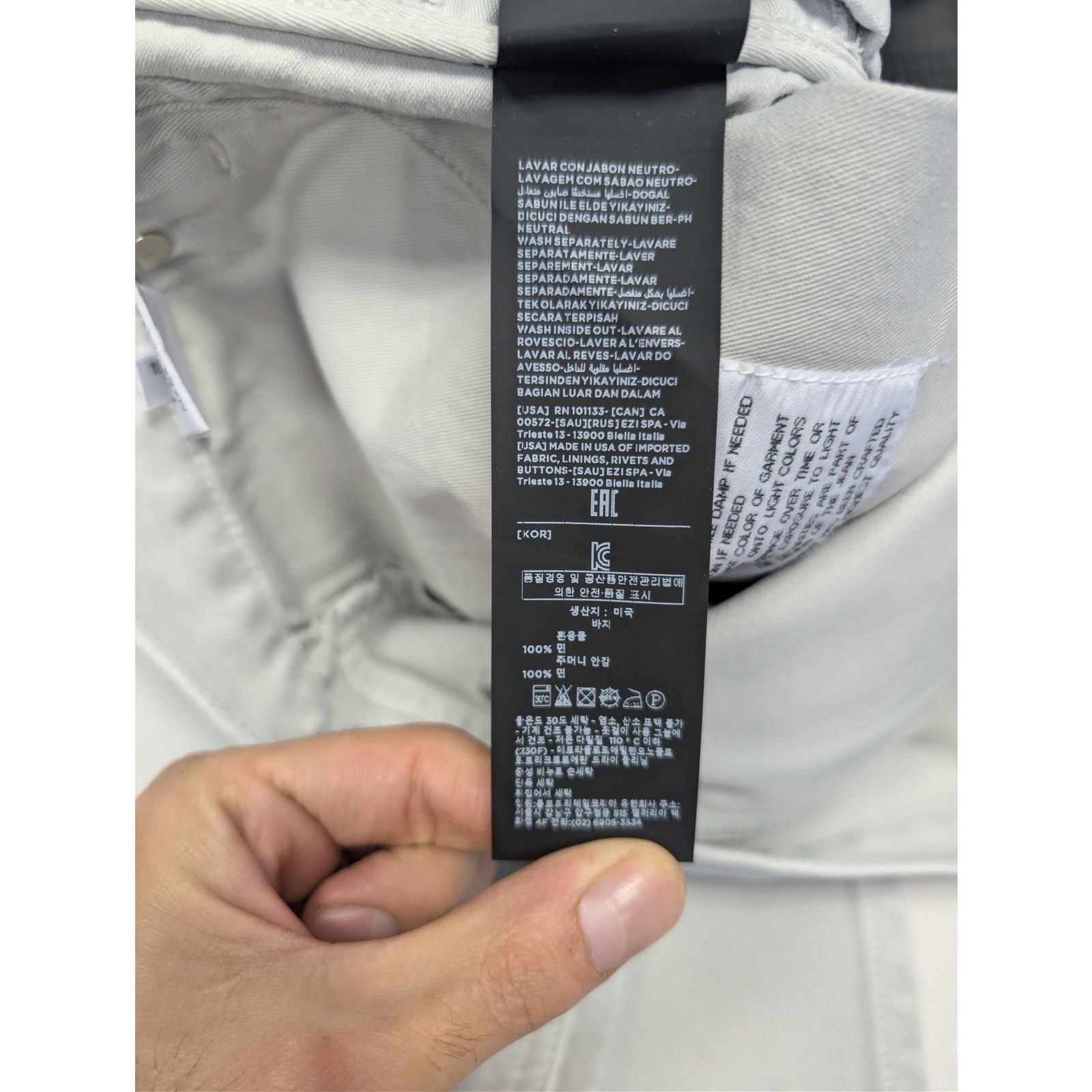 Tom Ford o1rshd1 Tapered Fit Denim Jeans in Grey Size US 34 / EU 50 - 20 Thumbnail