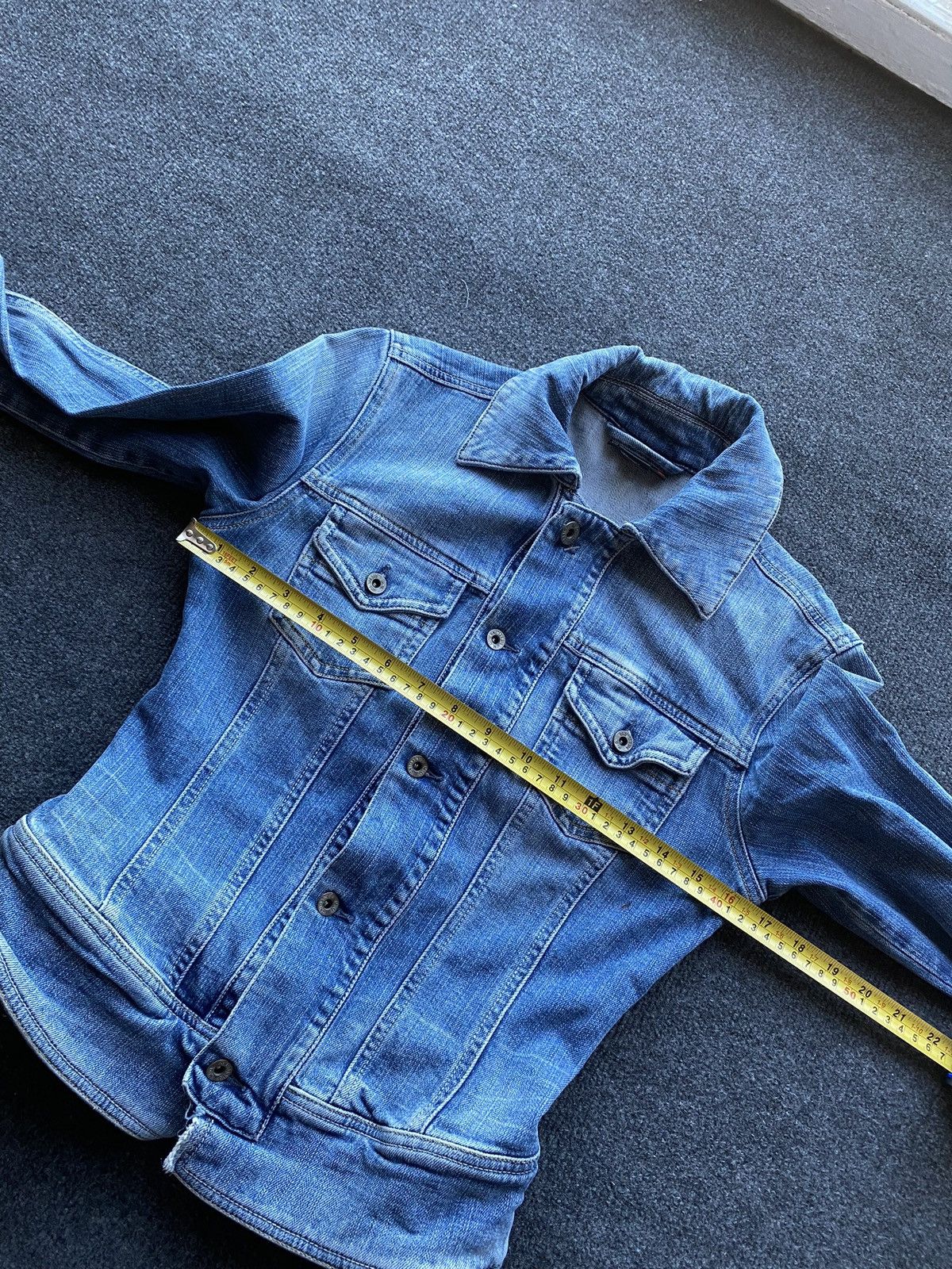 Diesel 🔥Opium Punk Diesel Denim Vintage Jacket xs women alt goth Size XS / US 0-2 / IT 36-38 - 8 Thumbnail