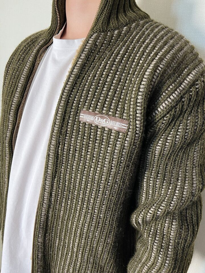 Dolce & Gabbana Dolce&Gabbana Cardigan Lining Lamb Fur Brown Size M Size US M / EU 48-50 / 2 - 7 Thumbnail