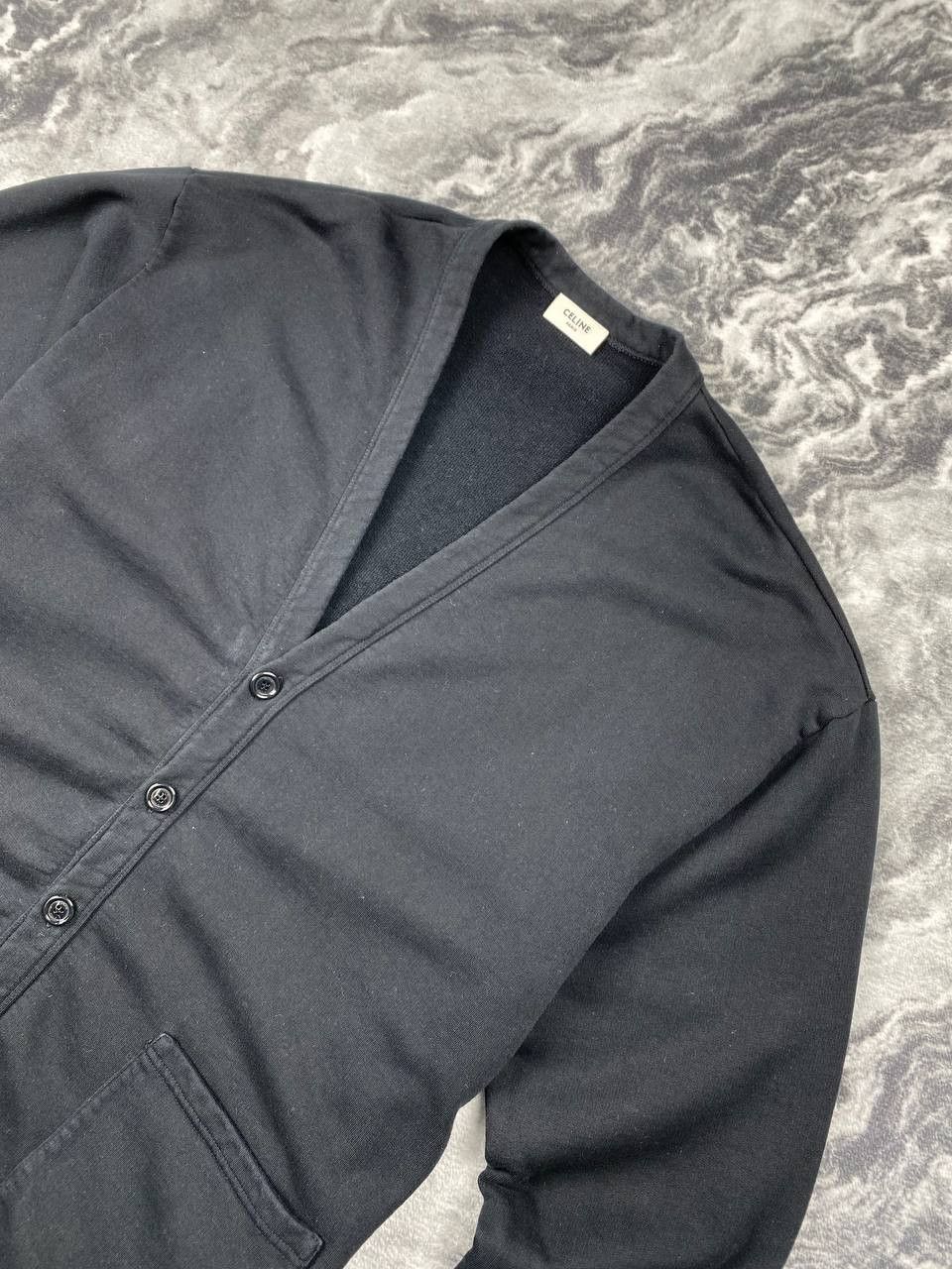 Celine Celine Cardigan Big Logo Men Size L Black Size US L / EU 52-54 / 3 - 4 Thumbnail