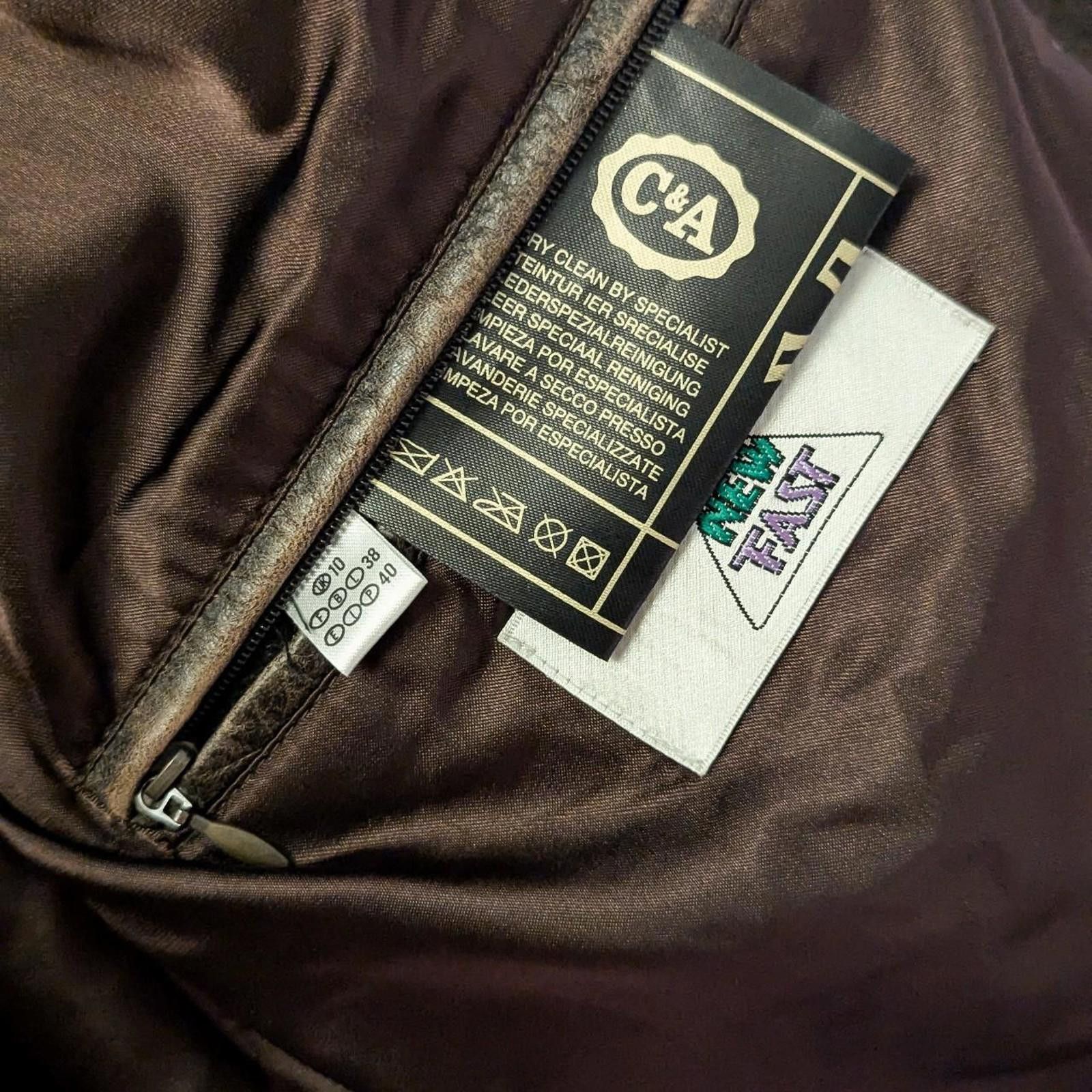 C&A Vintage C&A custom cow hide leather coat. Size L / US 10 / IT 46 - 5 Thumbnail