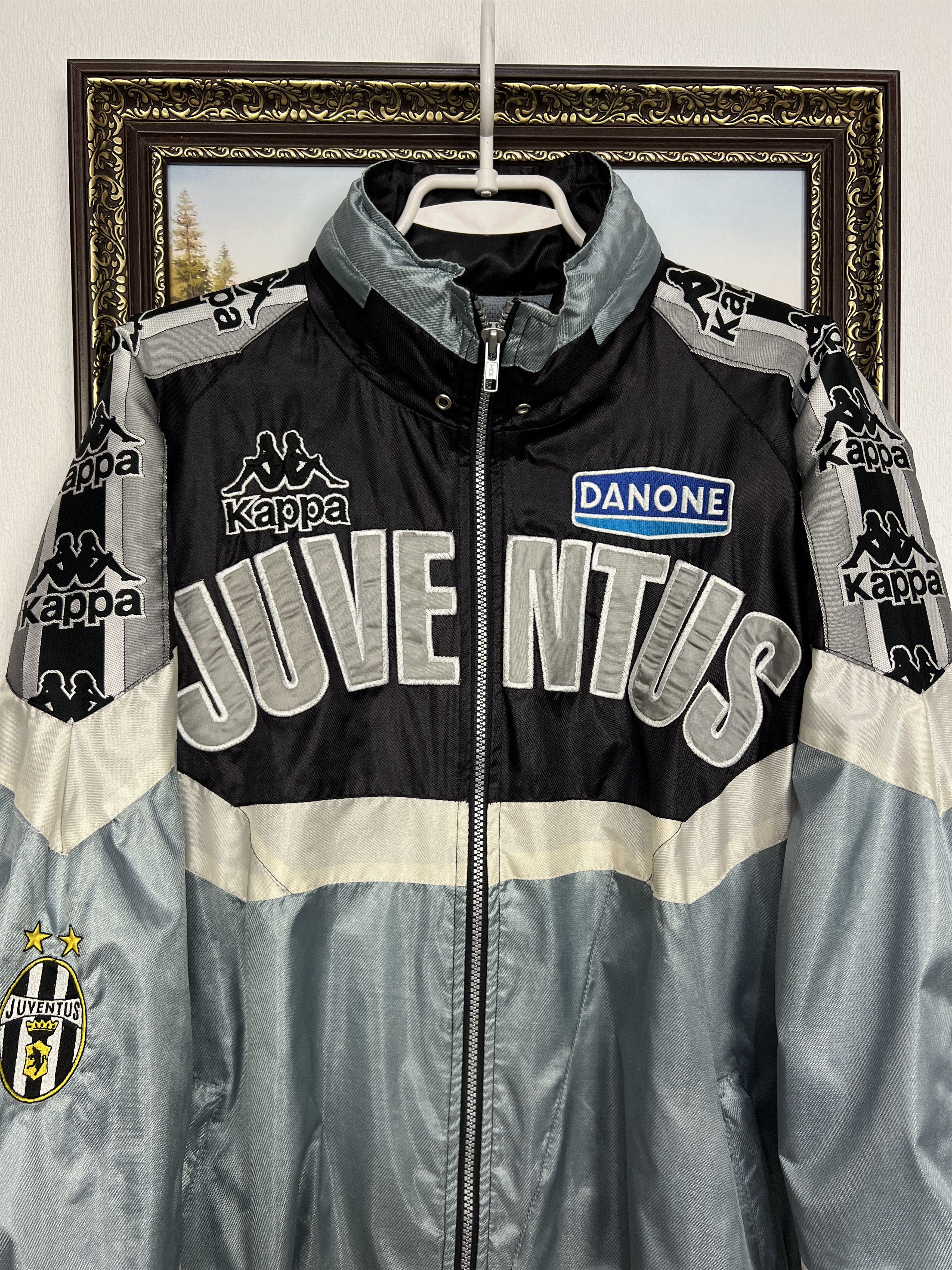 Kappa Vintage 90's Juventus Football Jacket Soccer Track Top Rare Size US L / EU 52-54 / 3 - 2 Thumbnail