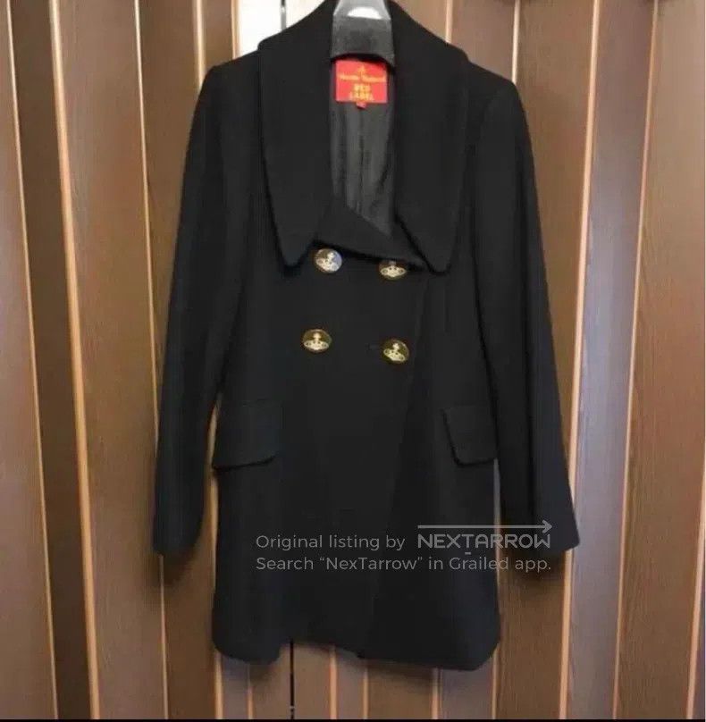 Vivienne Westwood Vivienne Westwood Asymmetrical Collar Coat Size S / US 4 / IT 40 - 3 Thumbnail