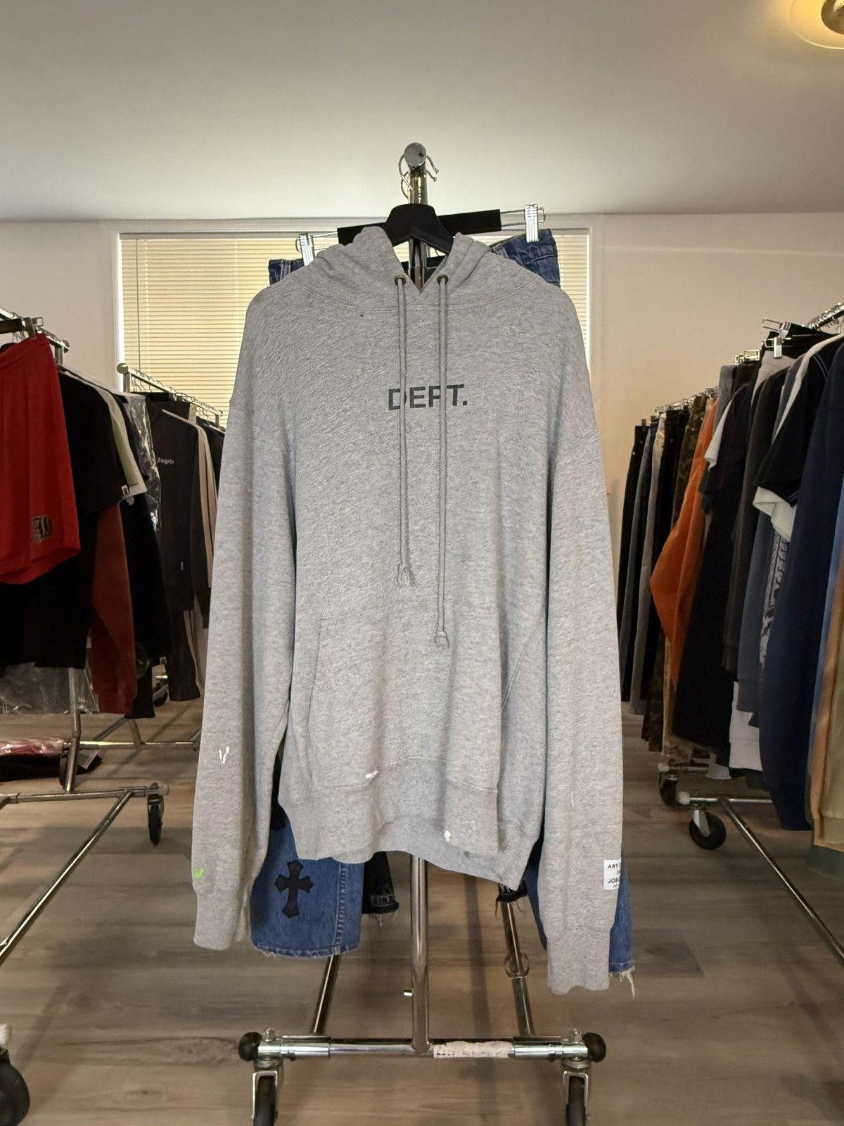 Gallery Dept. Gallery dept Paint splatter hoodie Green | Grailed