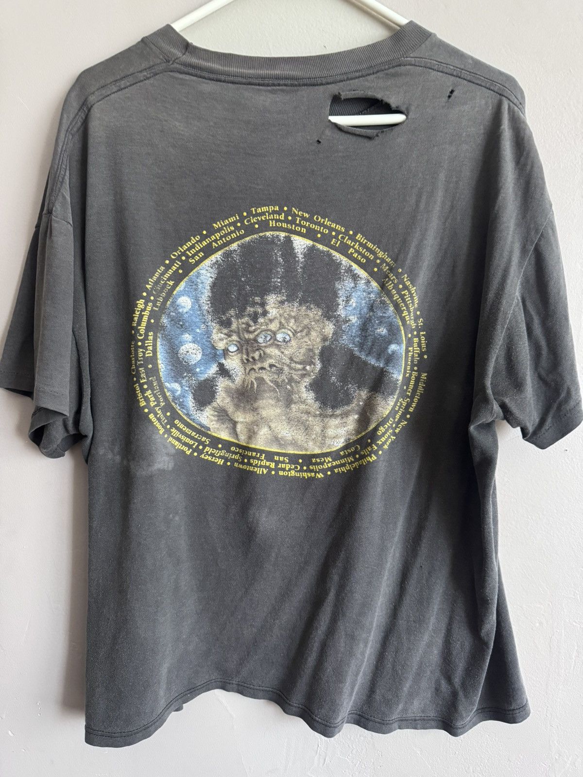 Vintage Megadeth 1991 Rust in Peace Tour Tee Size US L / EU 52-54 / 3 - 3 Thumbnail