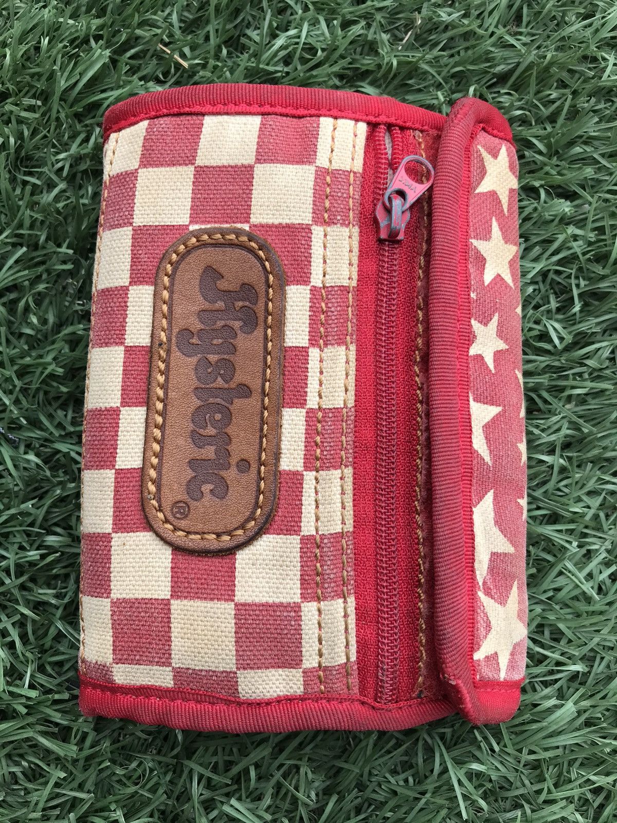 Pre-owned Hysteric Glamour Denim Wallet In Red