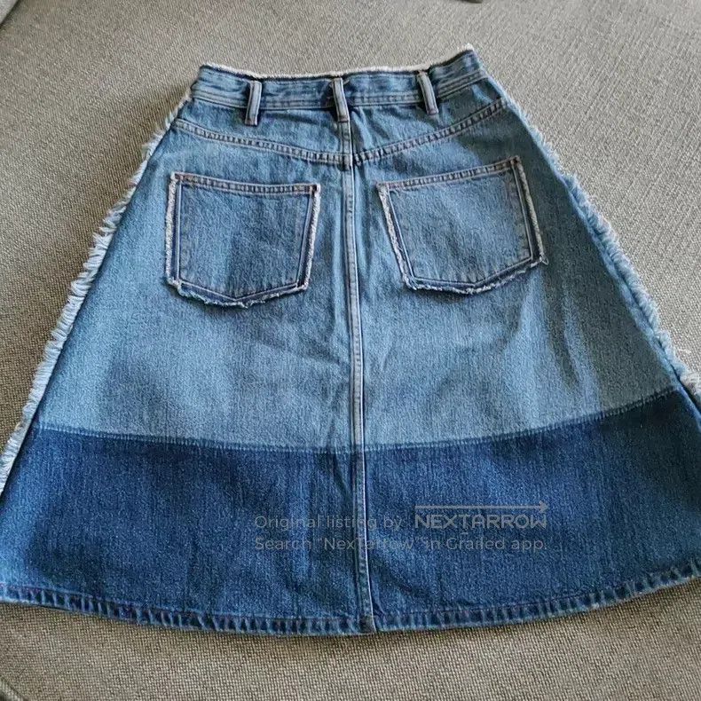 Acne Studios Acne Studios Denim Mid Skirt, Fashion Design Size 24" / US 00 / IT 34 - 4 Thumbnail
