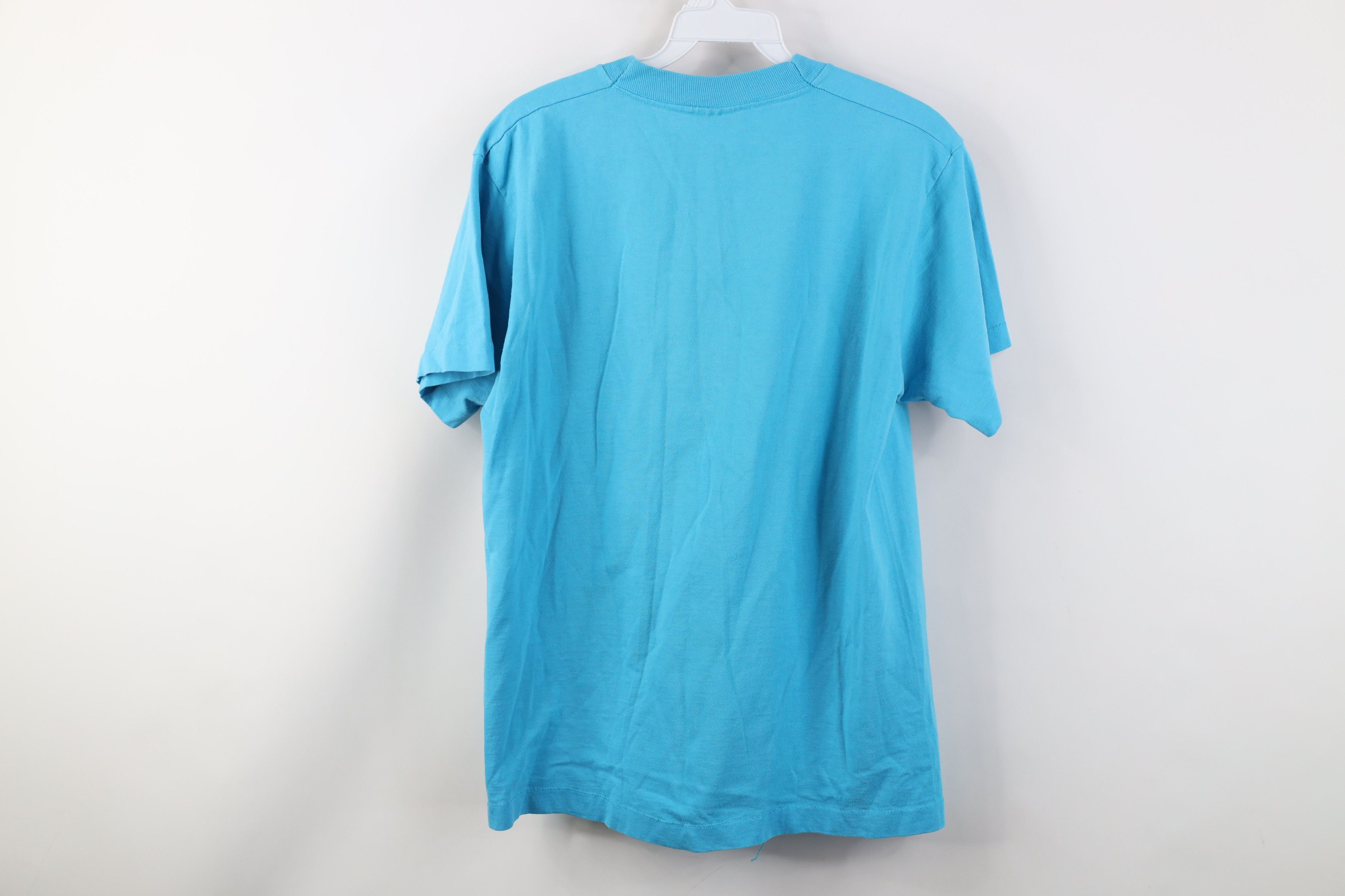 Vintage Vintage 90s Christian The Bible Tells Me So T-Shirt Blue USA Size M / US 6-8 / IT 42-44 - 11 Thumbnail
