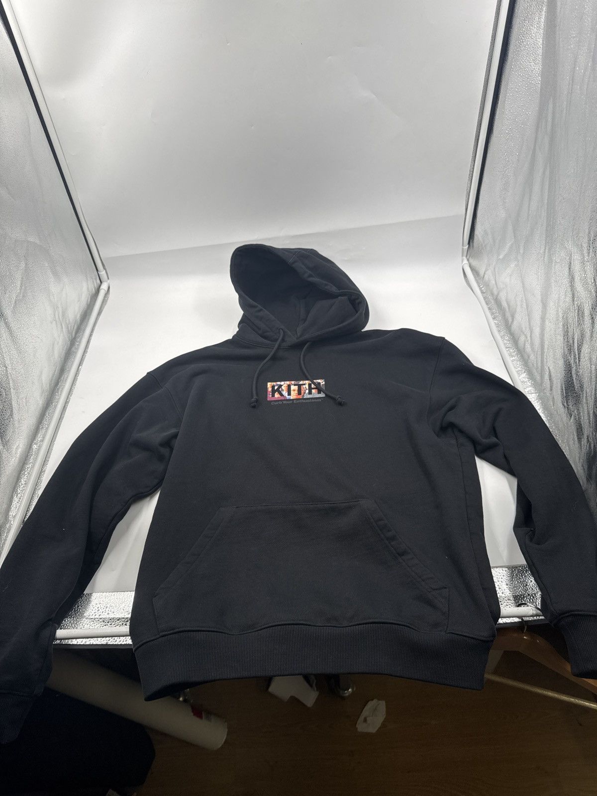 Kith for Curb Your Enthusiasm Multi Larry Hoodie Black Men's
