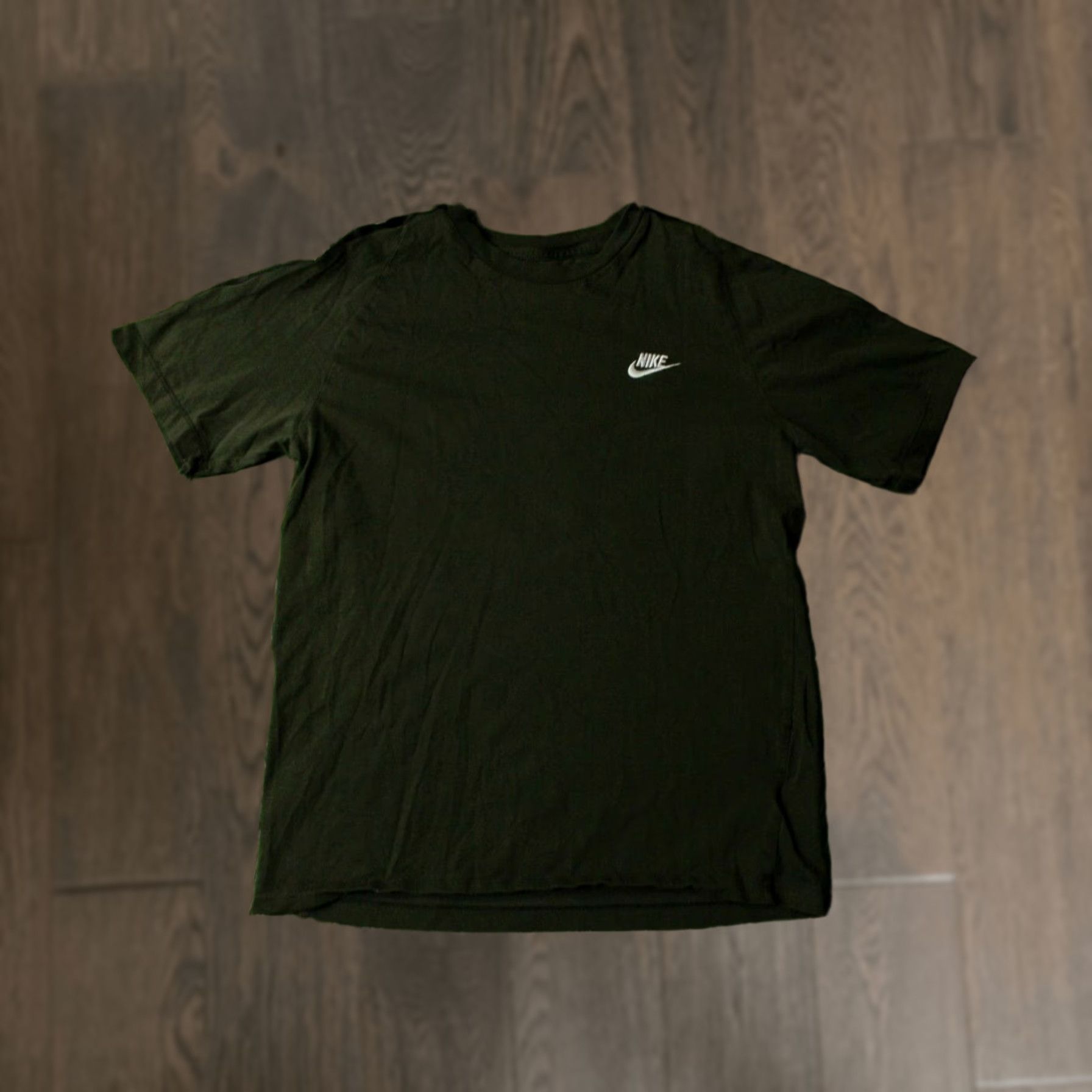 Nike NIKE HBR Swoosh Shirt Men Olive Black Short Sleeve Size M Size US M / EU 48-50 / 2 - 1 Thumbnail