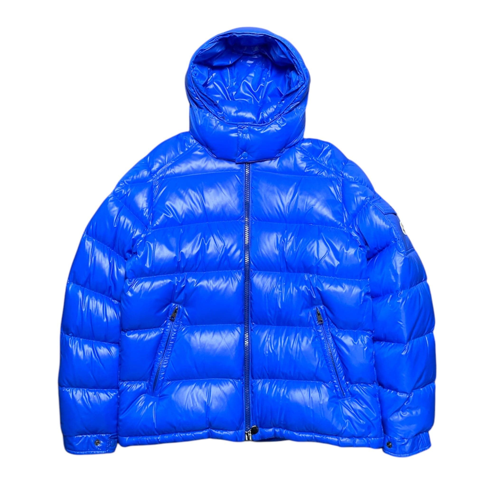 Moncler Maya Short Down Jacket Royal Blue Size US XXL / EU 58 / 5 - 1 Thumbnail