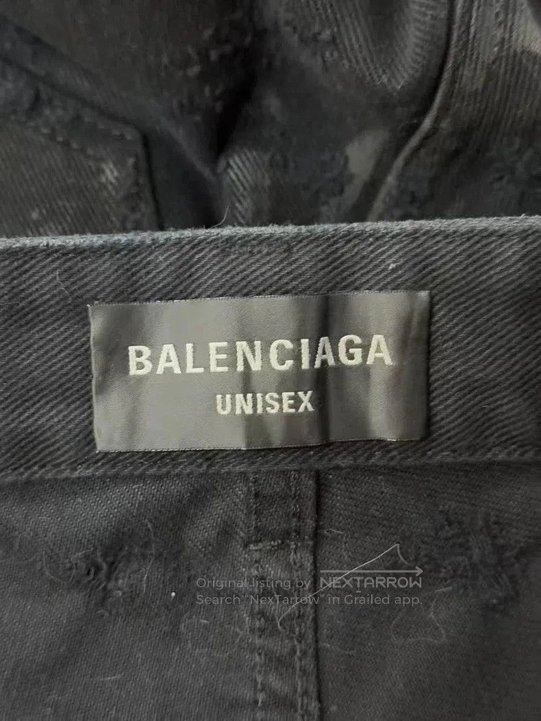 Balenciaga Balenciaga Distressed Ripped Denim Jeans. Size US 26 / EU 42 - 5 Thumbnail