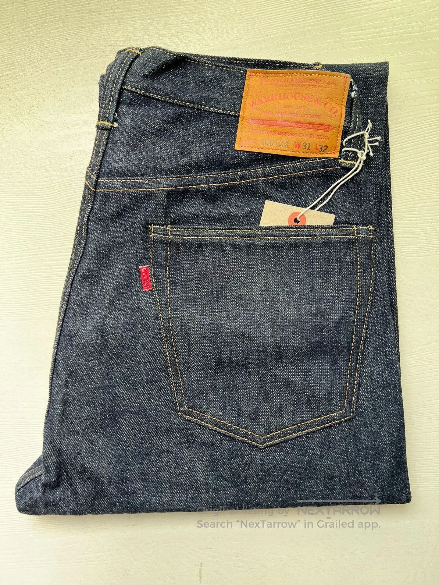 Warehouse WAREHOUSE Lot 1001XX Heavy Ounce Jeans. Size US 31 - 2 Thumbnail
