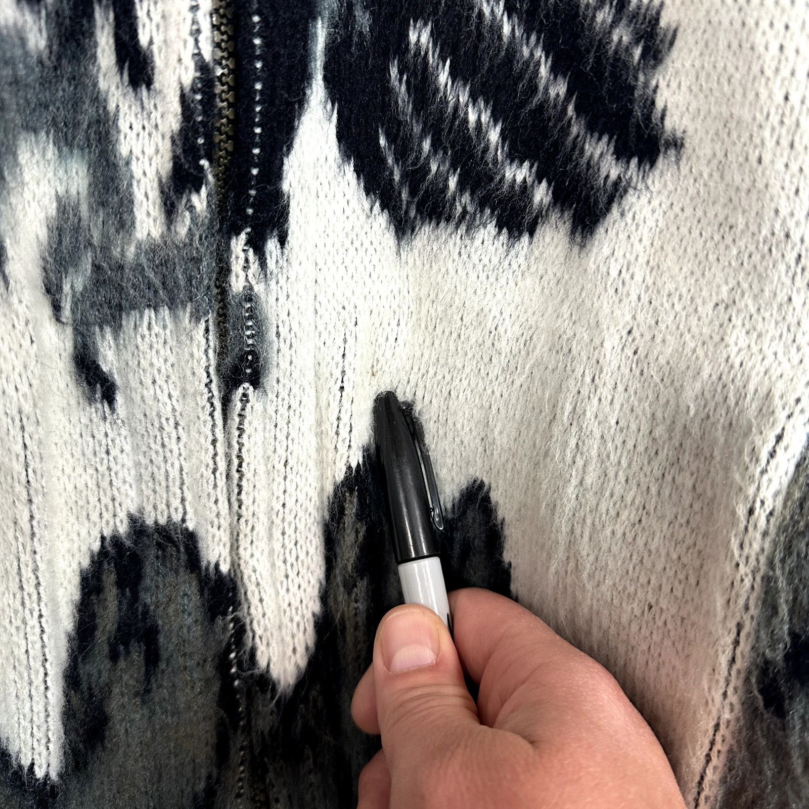 Japanese Brand Tejidos Ruminahui Wool Alpaca Zip-up Hoodie Eagle Size XL Size US XL / EU 56 / 4 - 6 Thumbnail